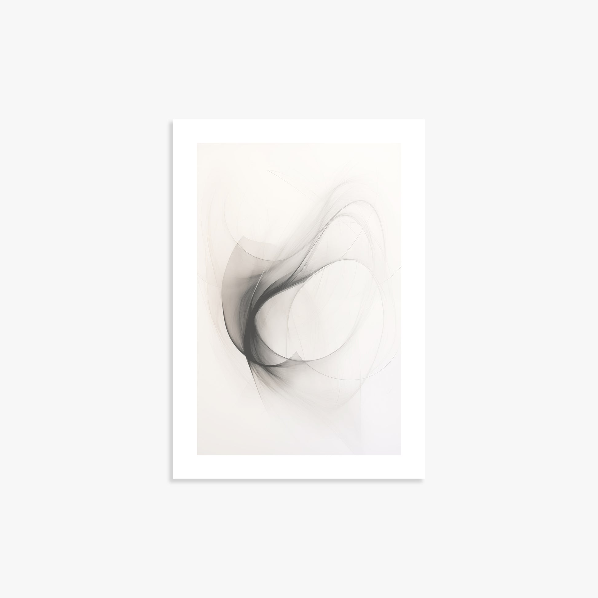 Ethereal Smoke Dance, 21x30cm Poster Unframed