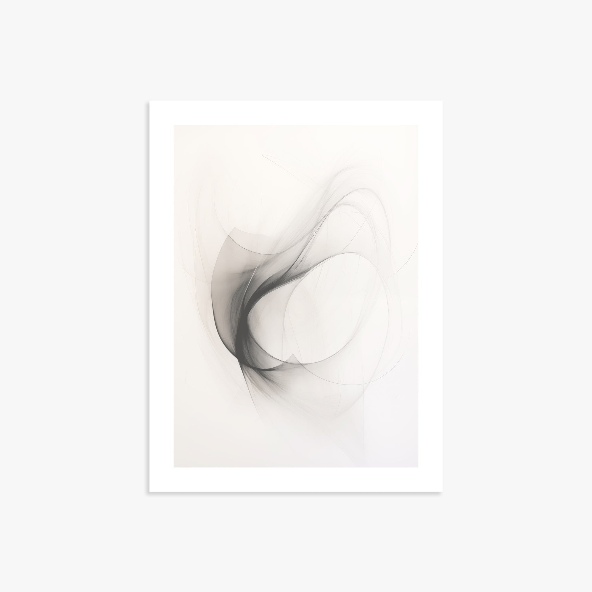 Ethereal Smoke Dance, 30x40cm Poster Unframed