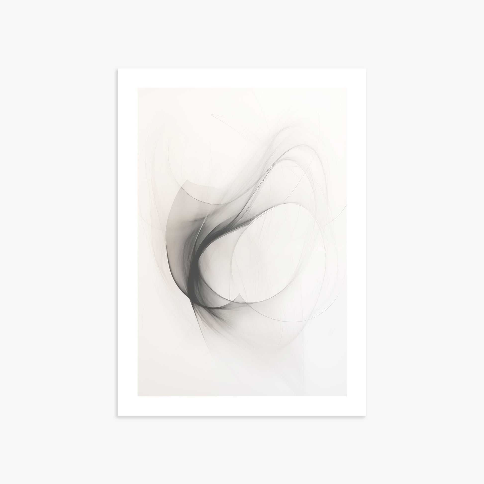 Ethereal Smoke Dance, 50x70cm Poster Unframed