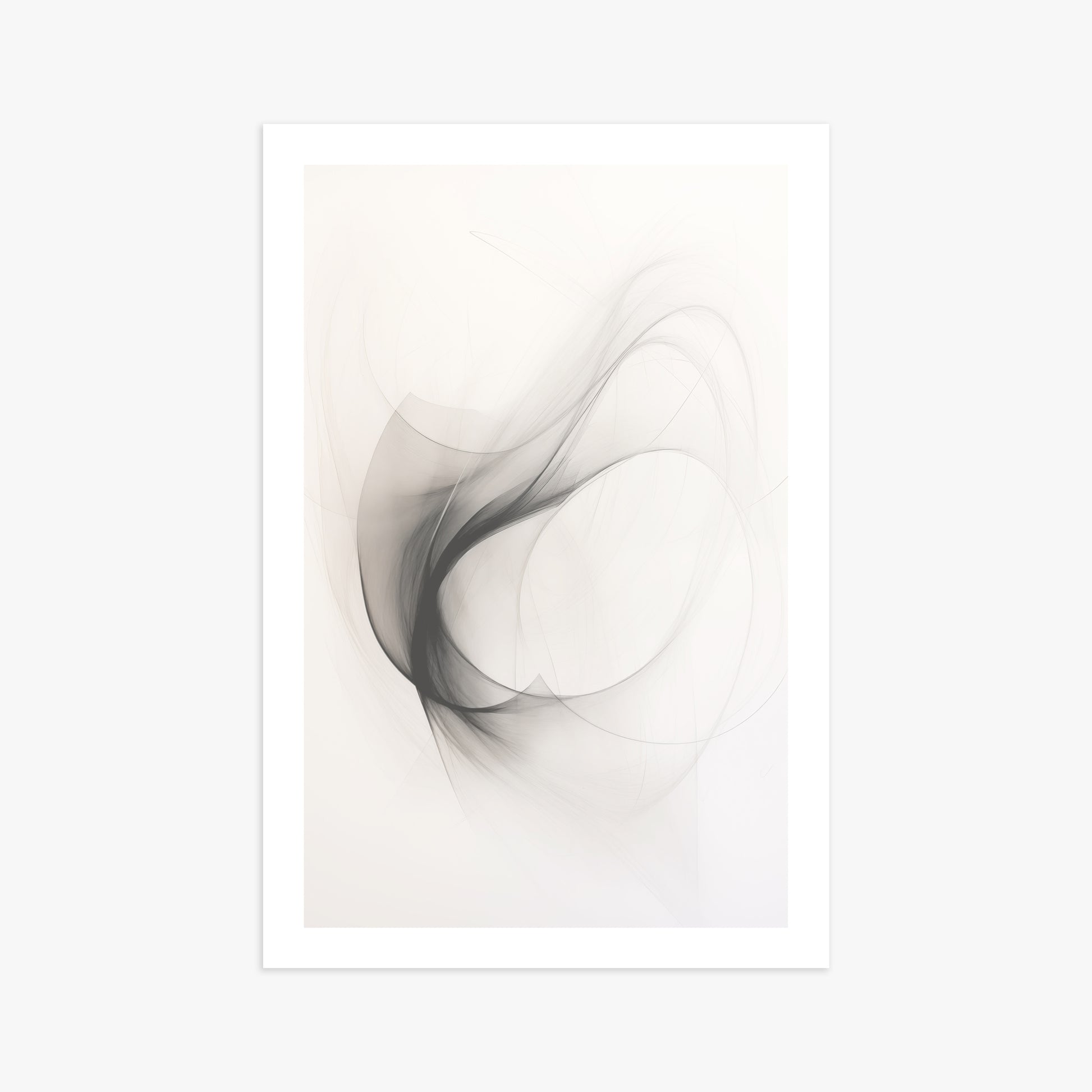 Ethereal Smoke Dance, 61x91cm Poster Unframed