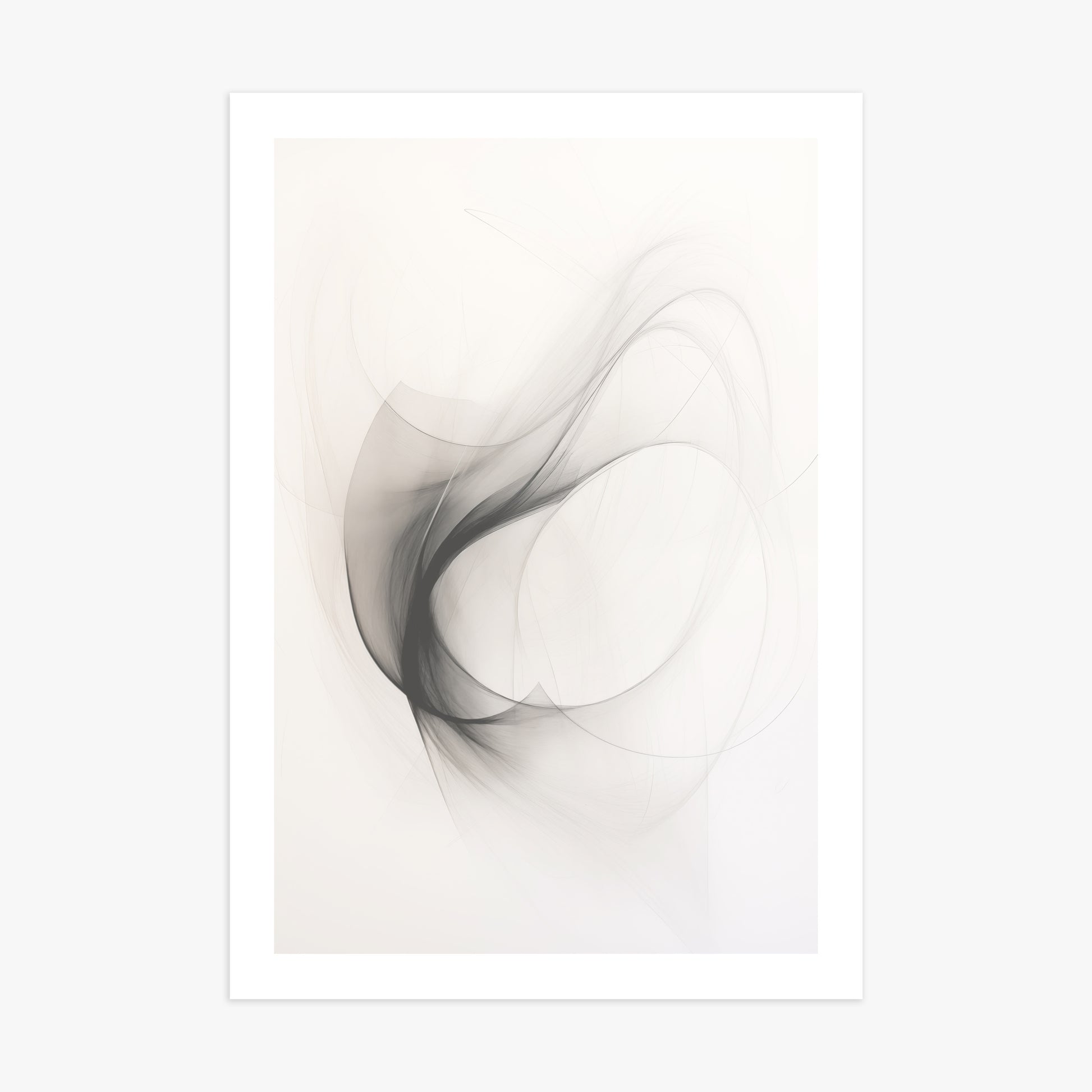 Ethereal Smoke Dance, 70x100cm Poster Unframed