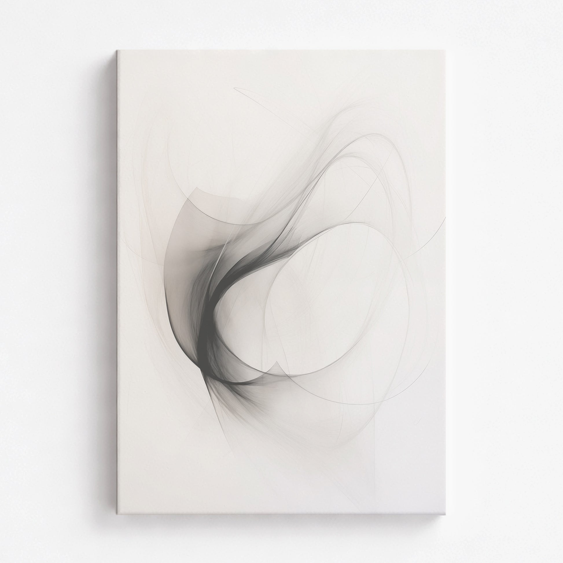 Ethereal Smoke Dance, 70x100cm Satin Canvas Poster
