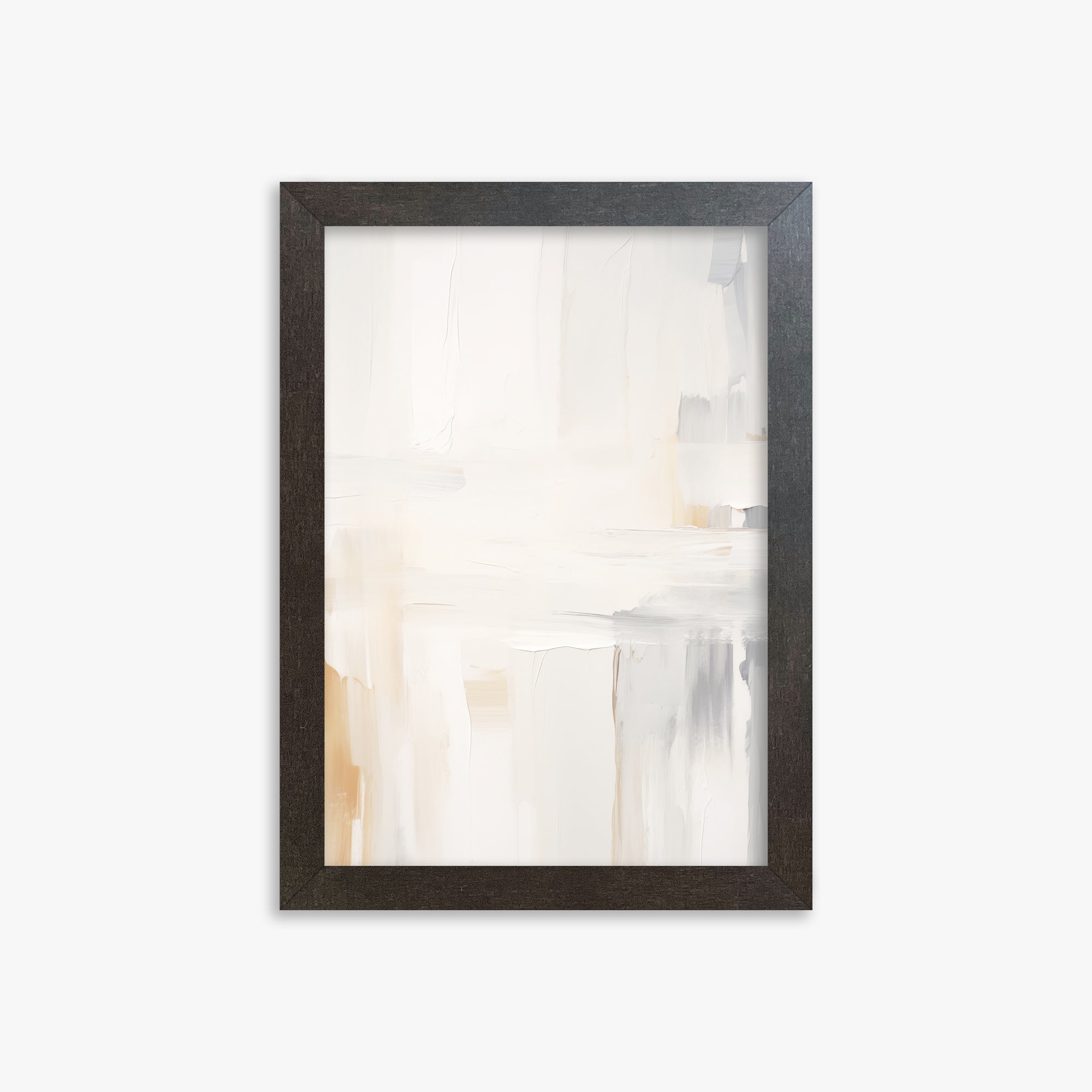 Whispered Clarity, 21x30cm Framed Art Reproduction With Espresso Frame