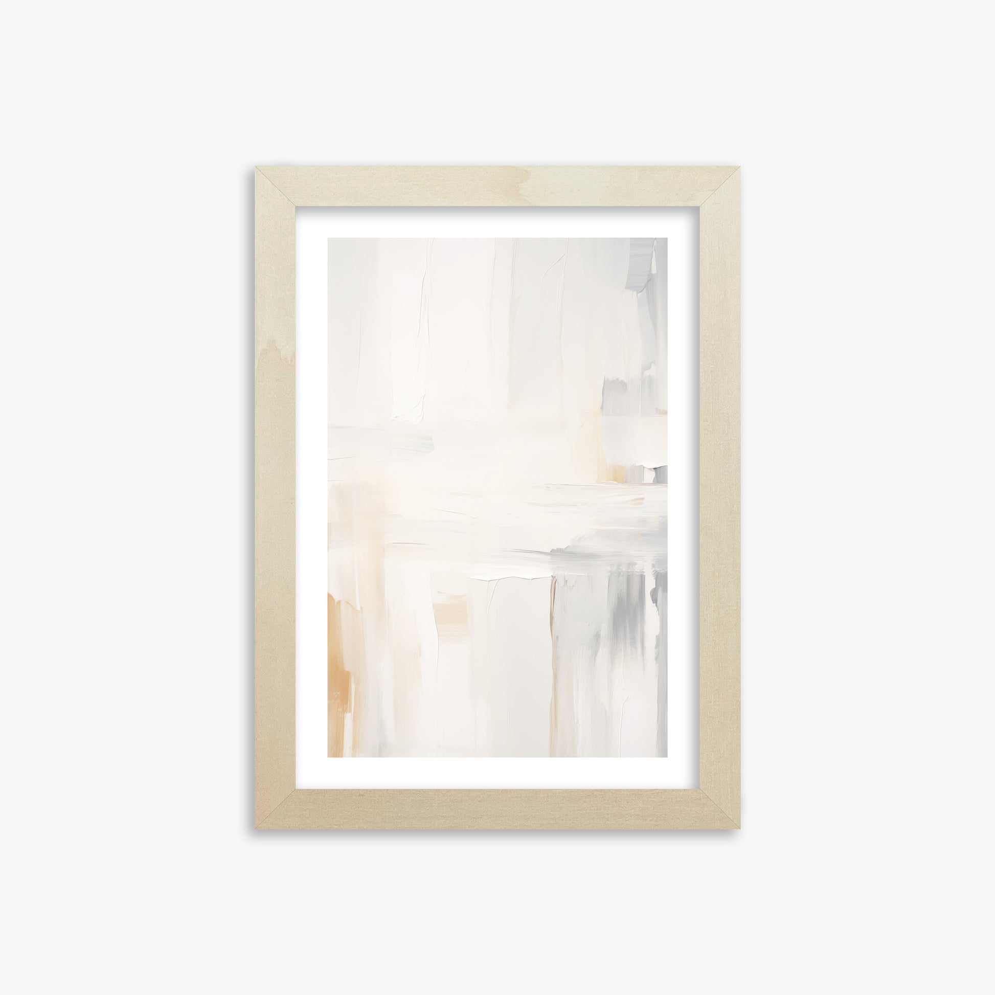 Whispered Clarity, 21x30cm Framed Art Reproduction With Lime Wood Frame