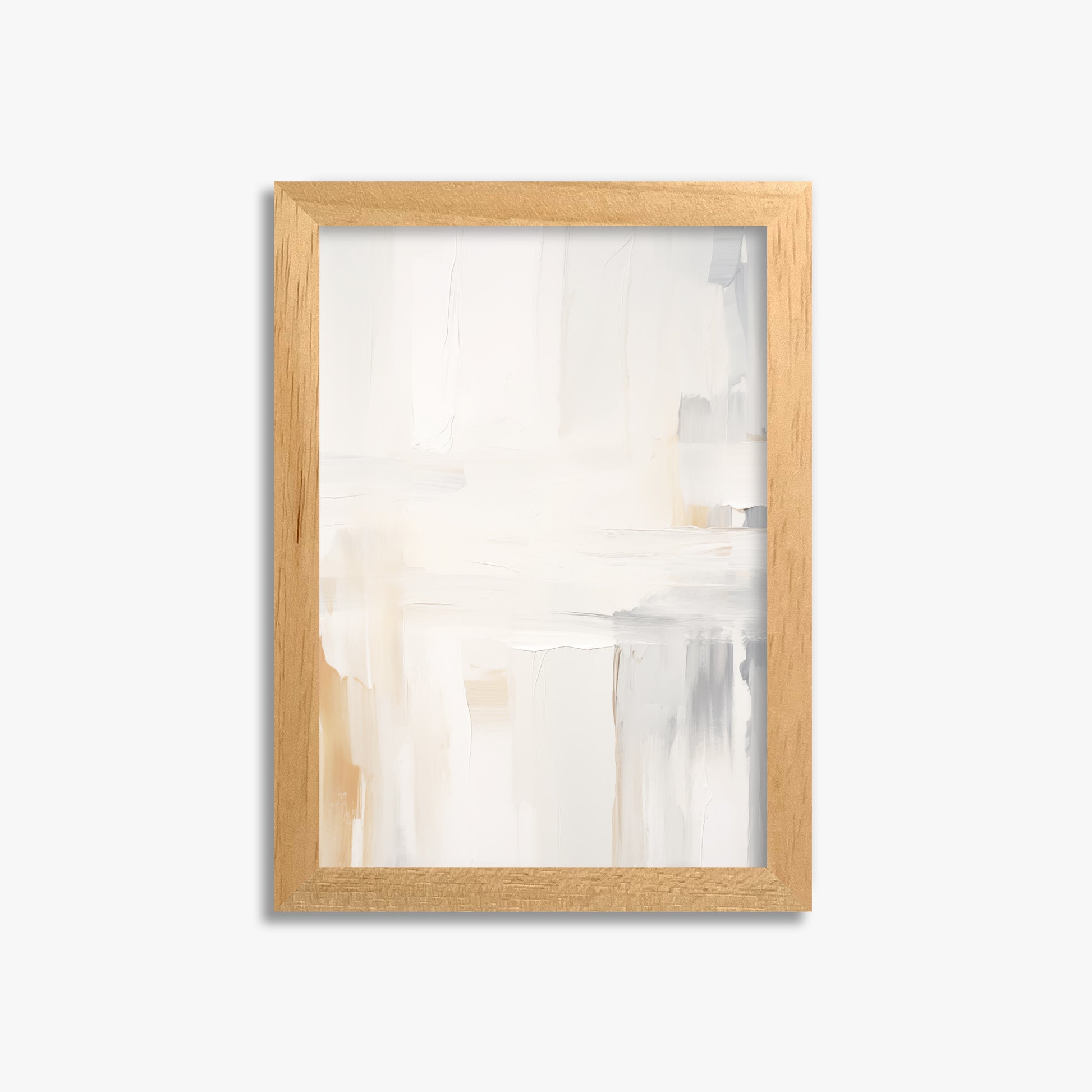 Whispered Clarity, 21x30cm Framed Poster With Oak Frame