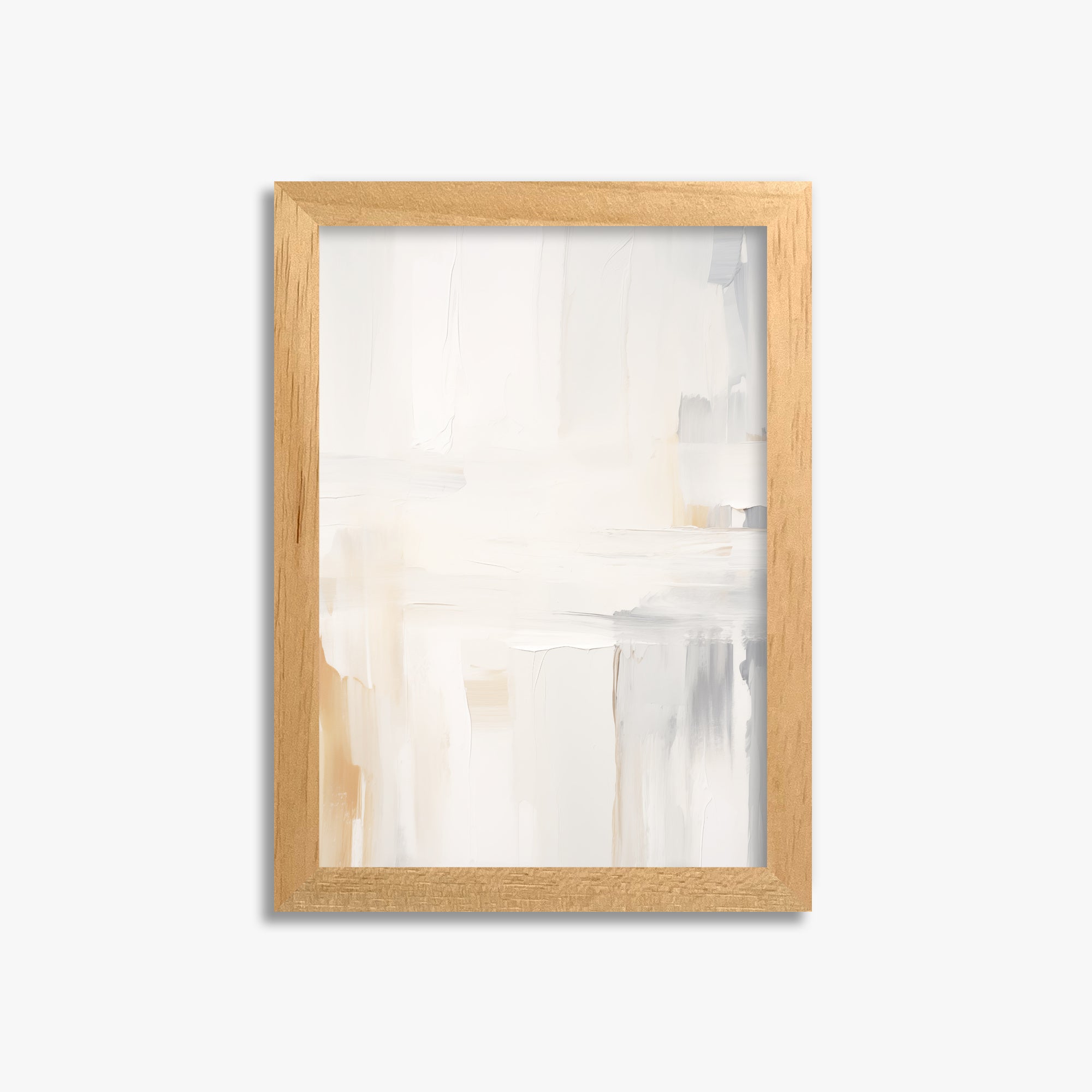 Whispered Clarity, 21x30cm Framed Poster With Oak Frame