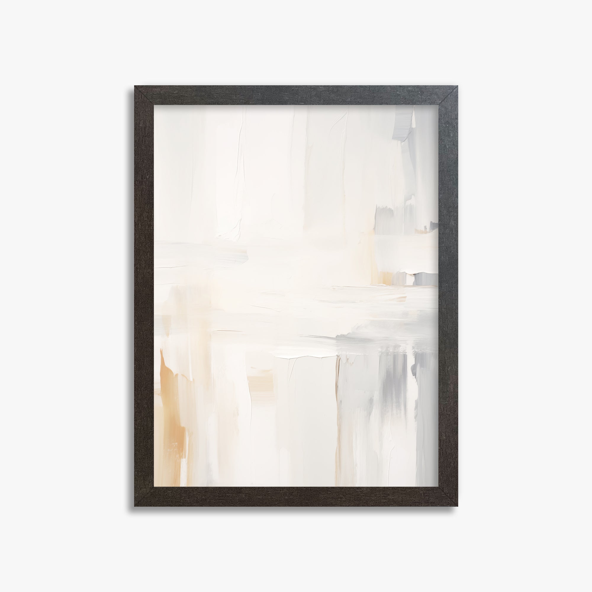 Whispered Clarity, 30x40cm Framed Art Reproduction With Espresso Frame