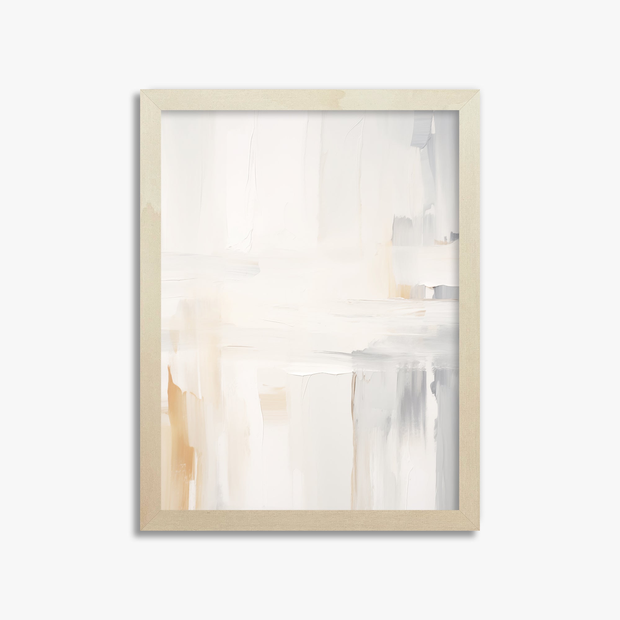 Whispered Clarity, 30x40cm Framed Art Reproduction With Lime Wood Frame