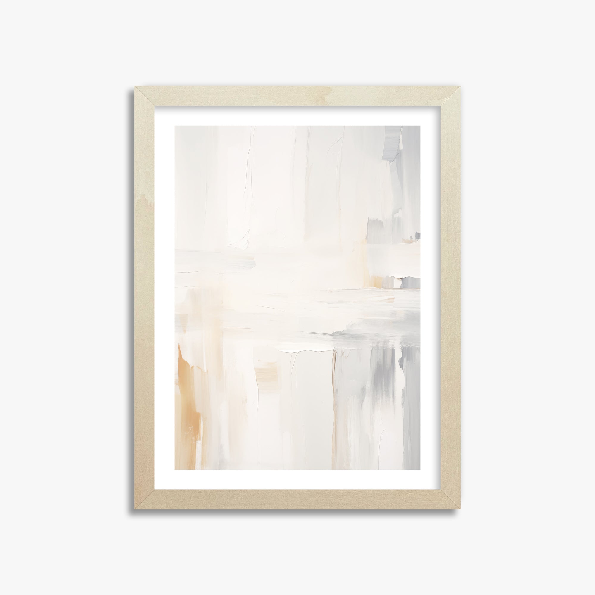 Whispered Clarity, 30x40cm Framed Art Reproduction With Lime Wood Frame