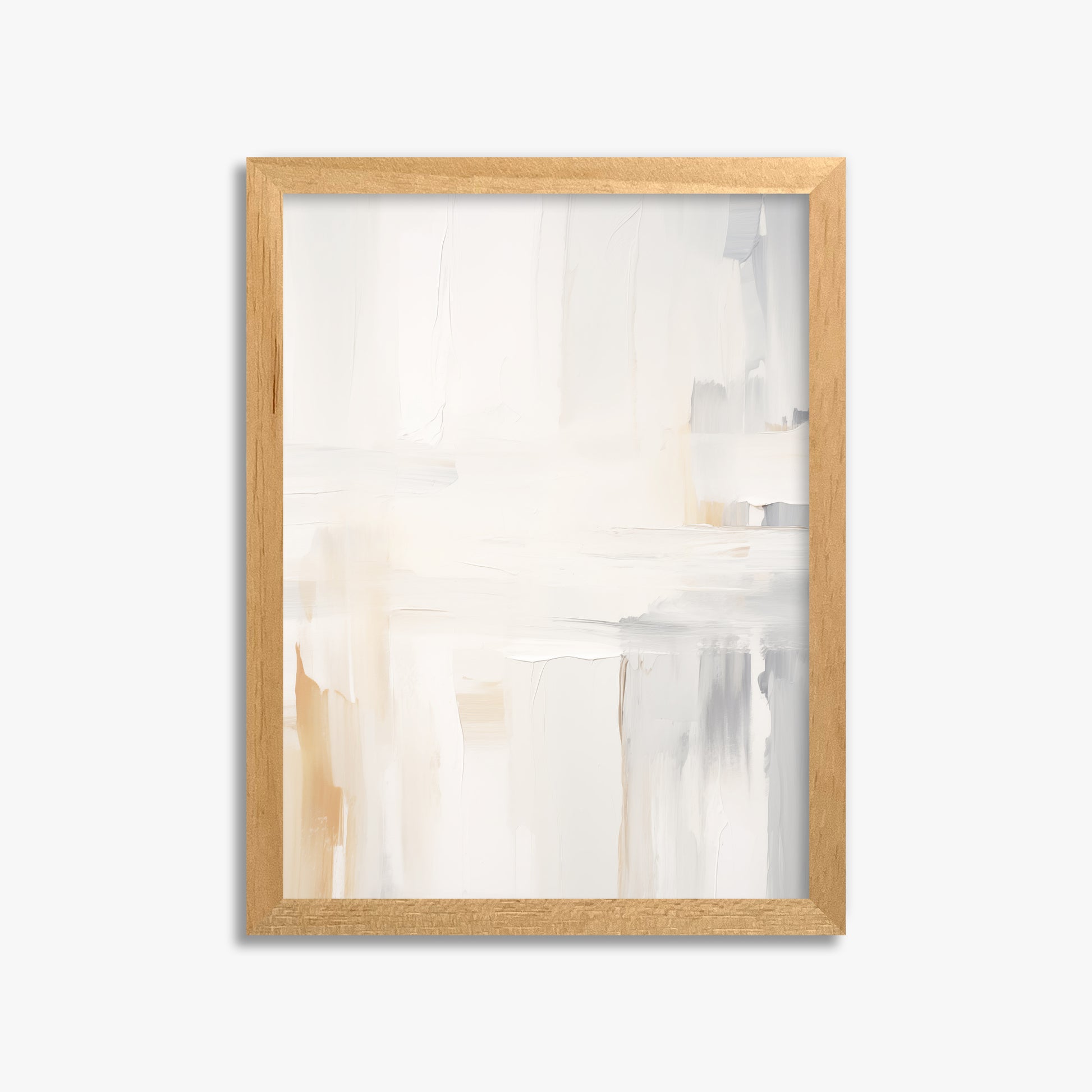 Whispered Clarity, 30x40cm Framed Poster With Oak Frame