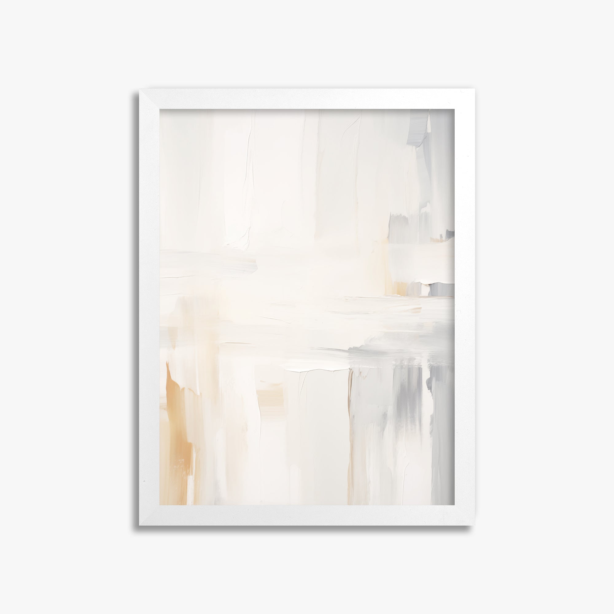 Whispered Clarity, 30x40cm Framed Poster With White Frame