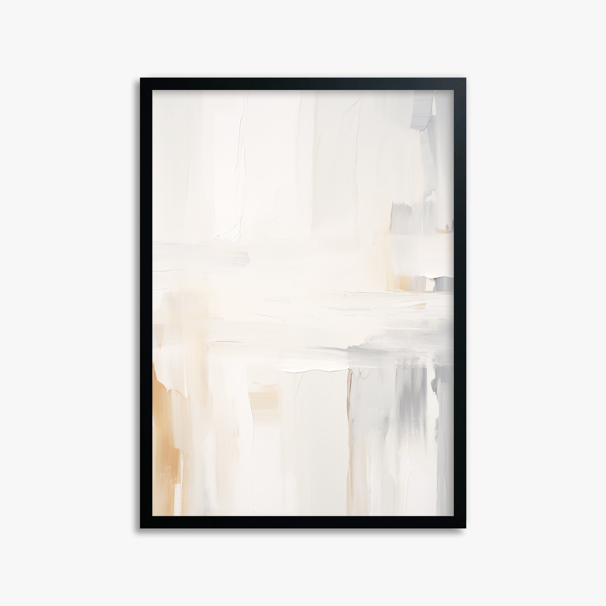 Whispered Clarity, 50x70cm Framed Poster With Black Frame