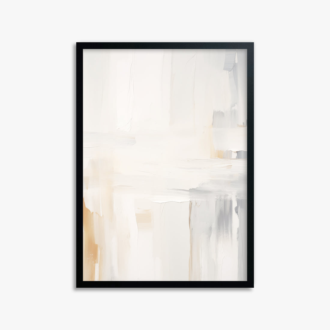Whispered Clarity, 50x70cm Framed Poster With Black Frame