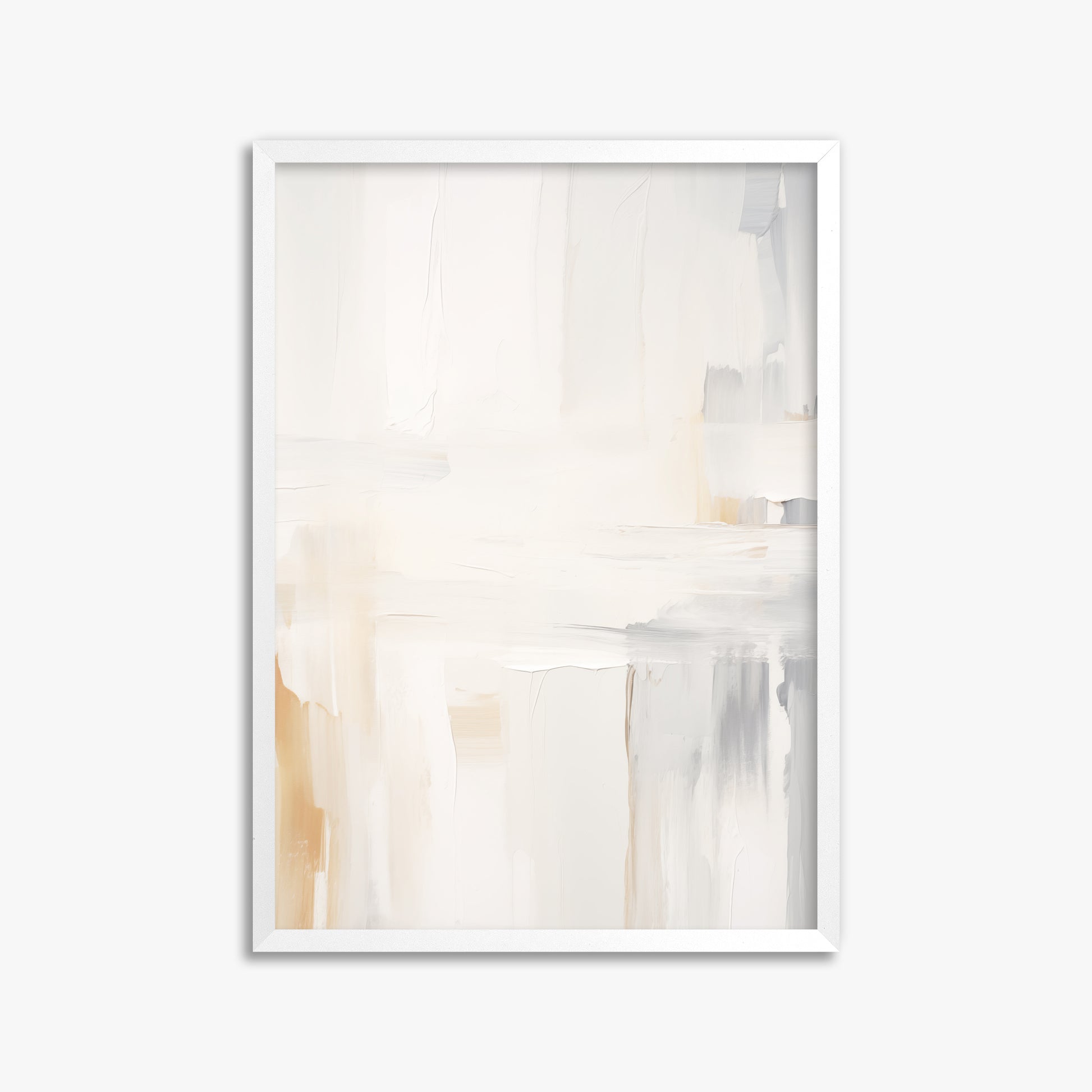Whispered Clarity, 50x70cm Framed Poster With White Frame