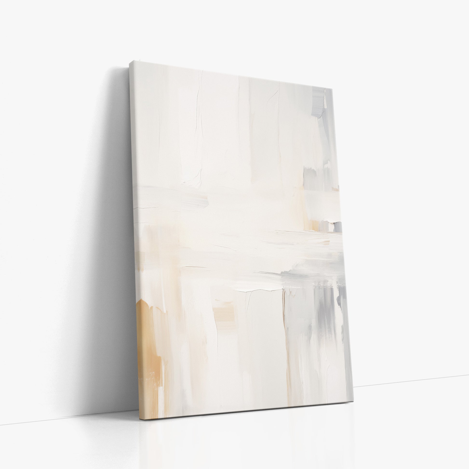 Whispered Clarity, 60x90cm Satin Canvas Art Reproduction Left Angle