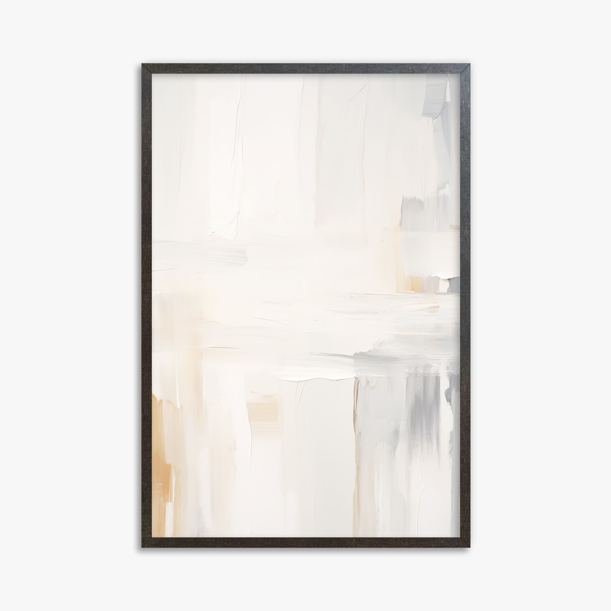 Whispered Clarity, 61x91cm Framed Art Reproduction With Espresso Frame