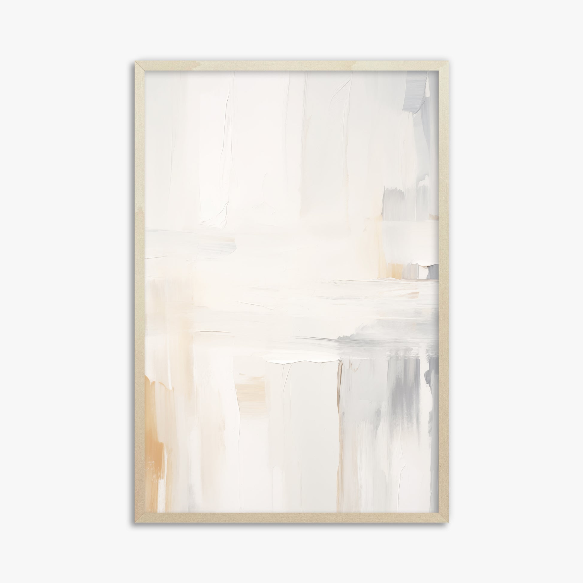 Whispered Clarity, 61x91cm Framed Art Reproduction With Lime Wood Frame