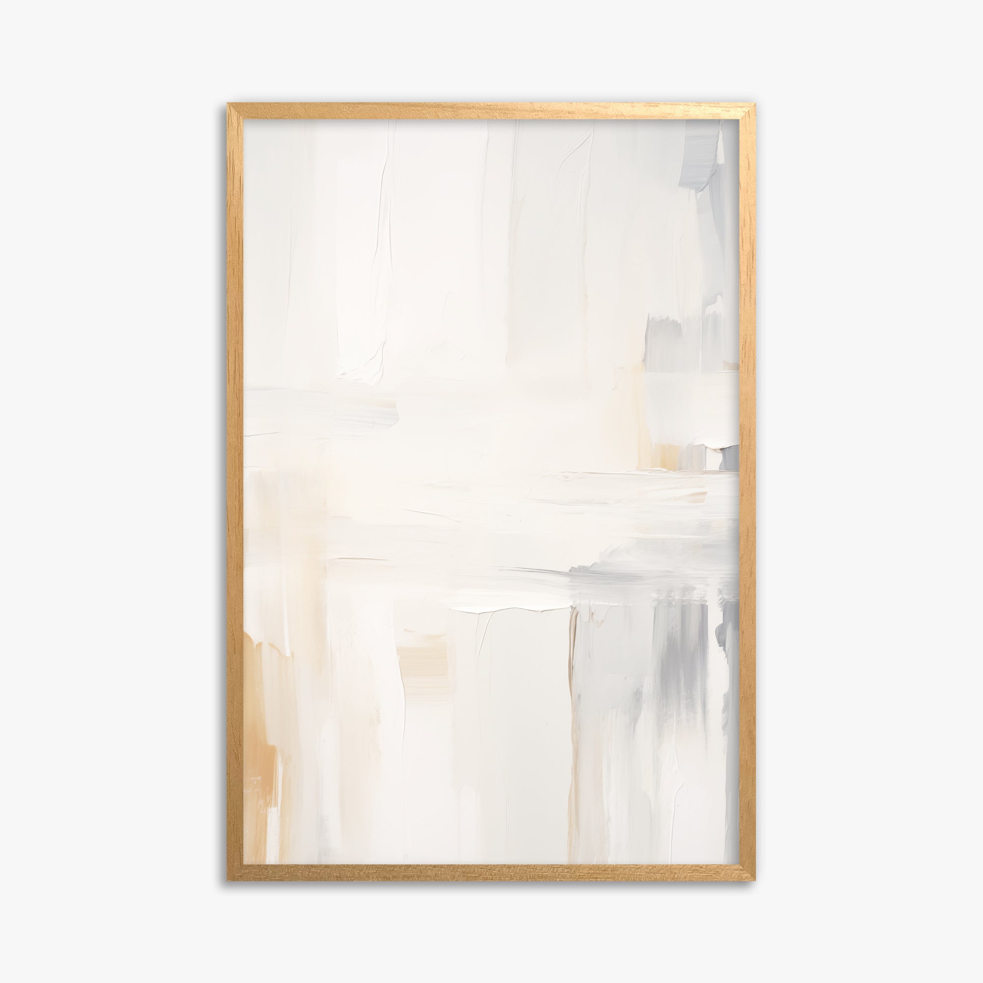 Whispered Clarity, 61x91cm Framed Poster With Oak Frame