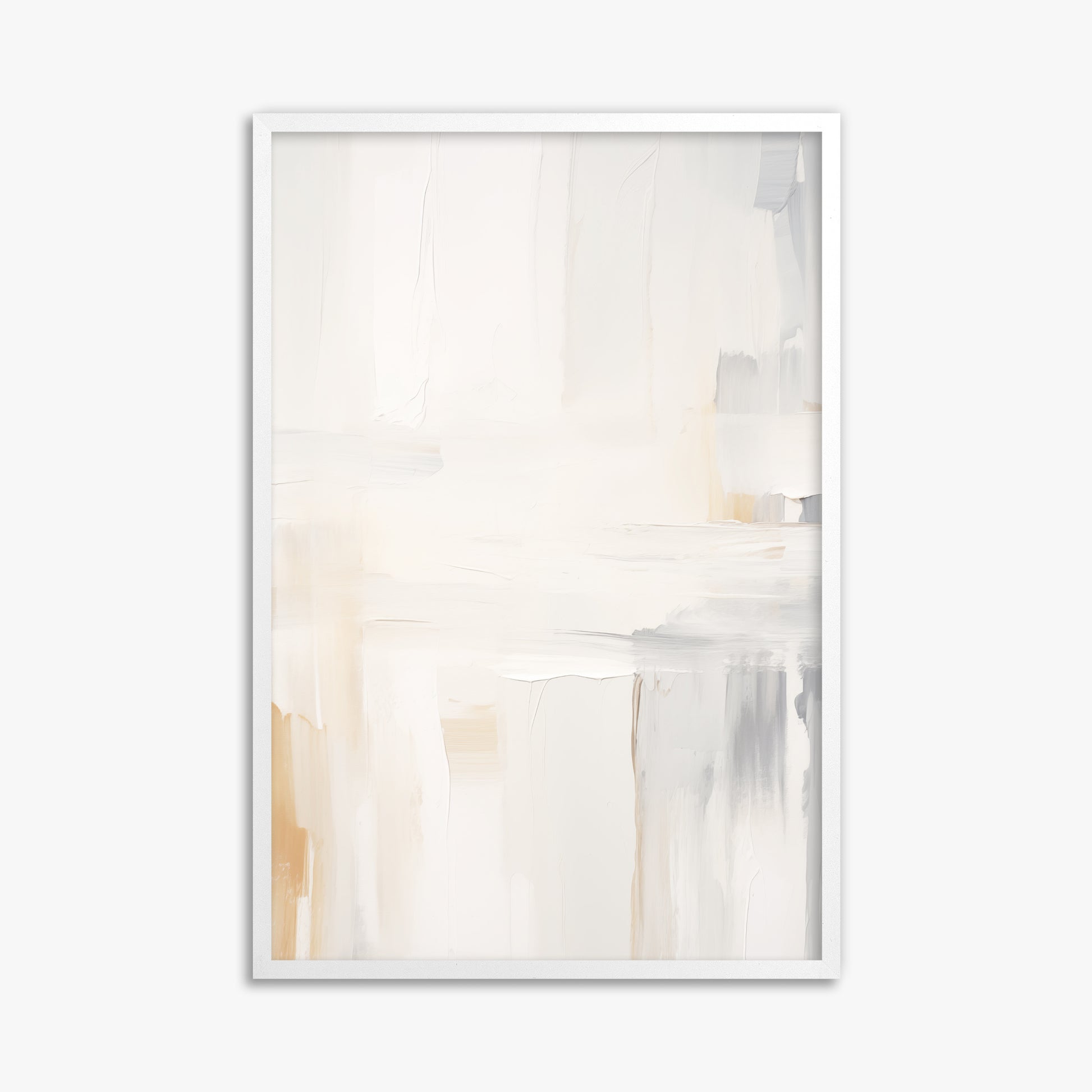 Whispered Clarity, 61x91cm Framed Poster With White Frame