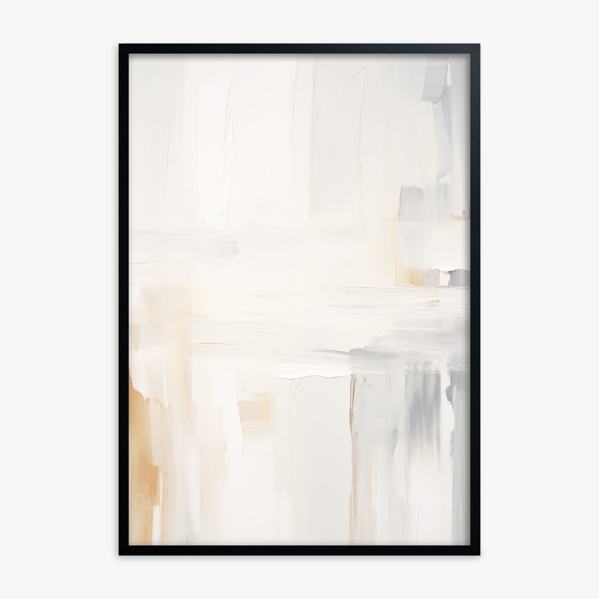 Whispered Clarity, Black Framed Poster With Black Frame