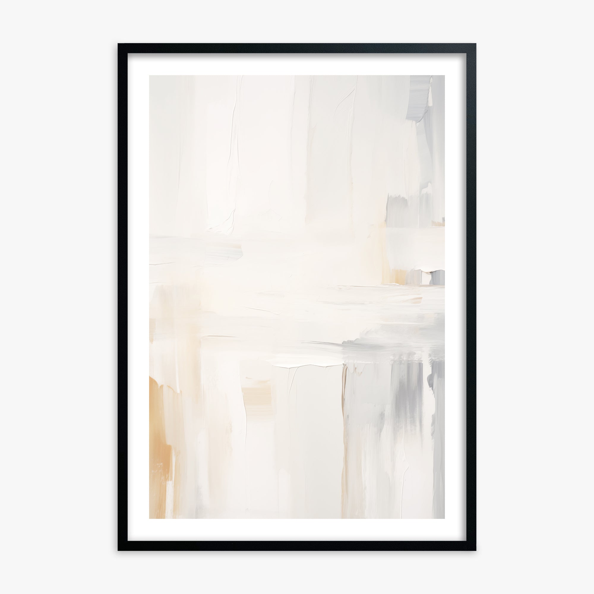 Whispered Clarity, Black Framed Poster With Black Frame