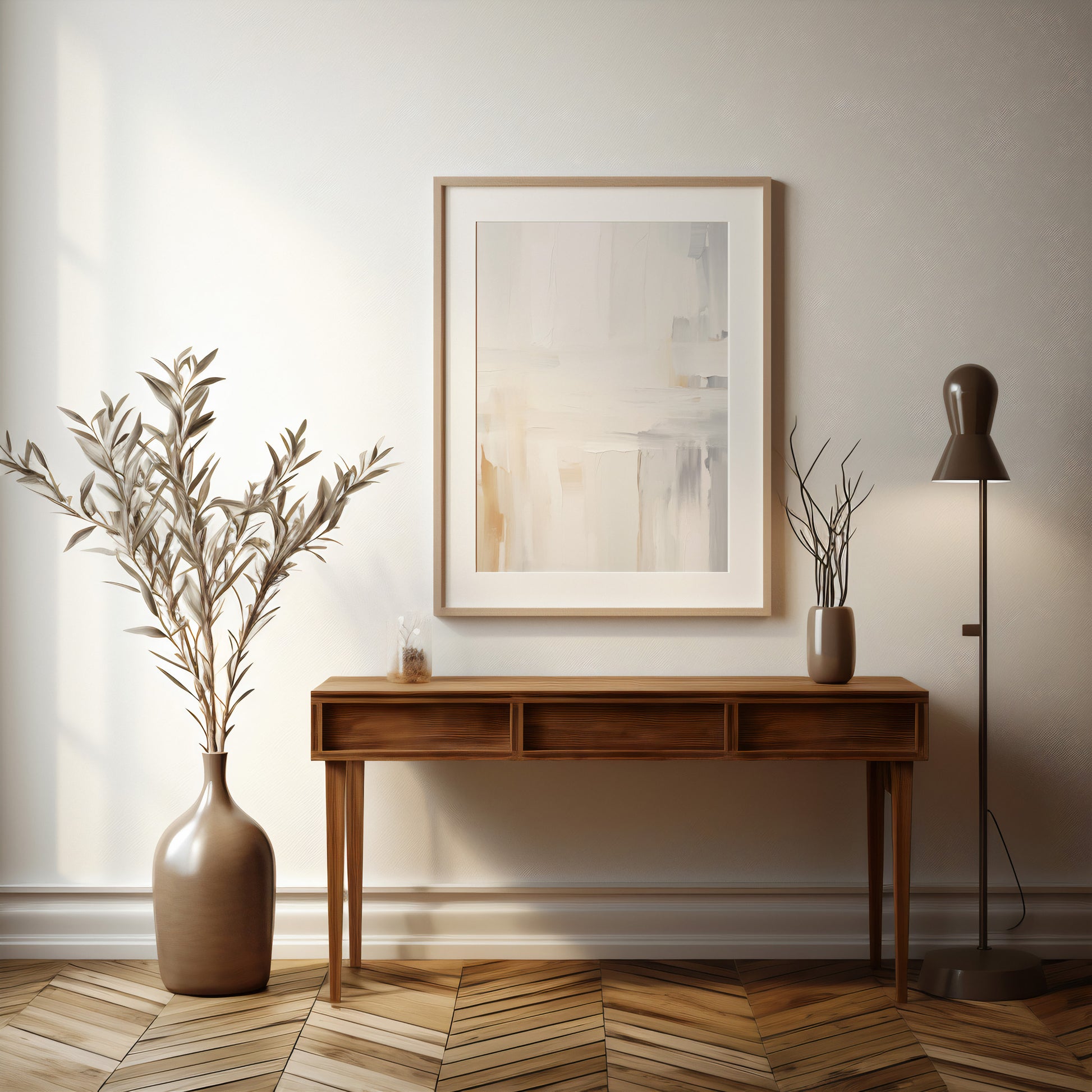 Design Concept No. 37 for Whispered Clarity Modern Poster Art