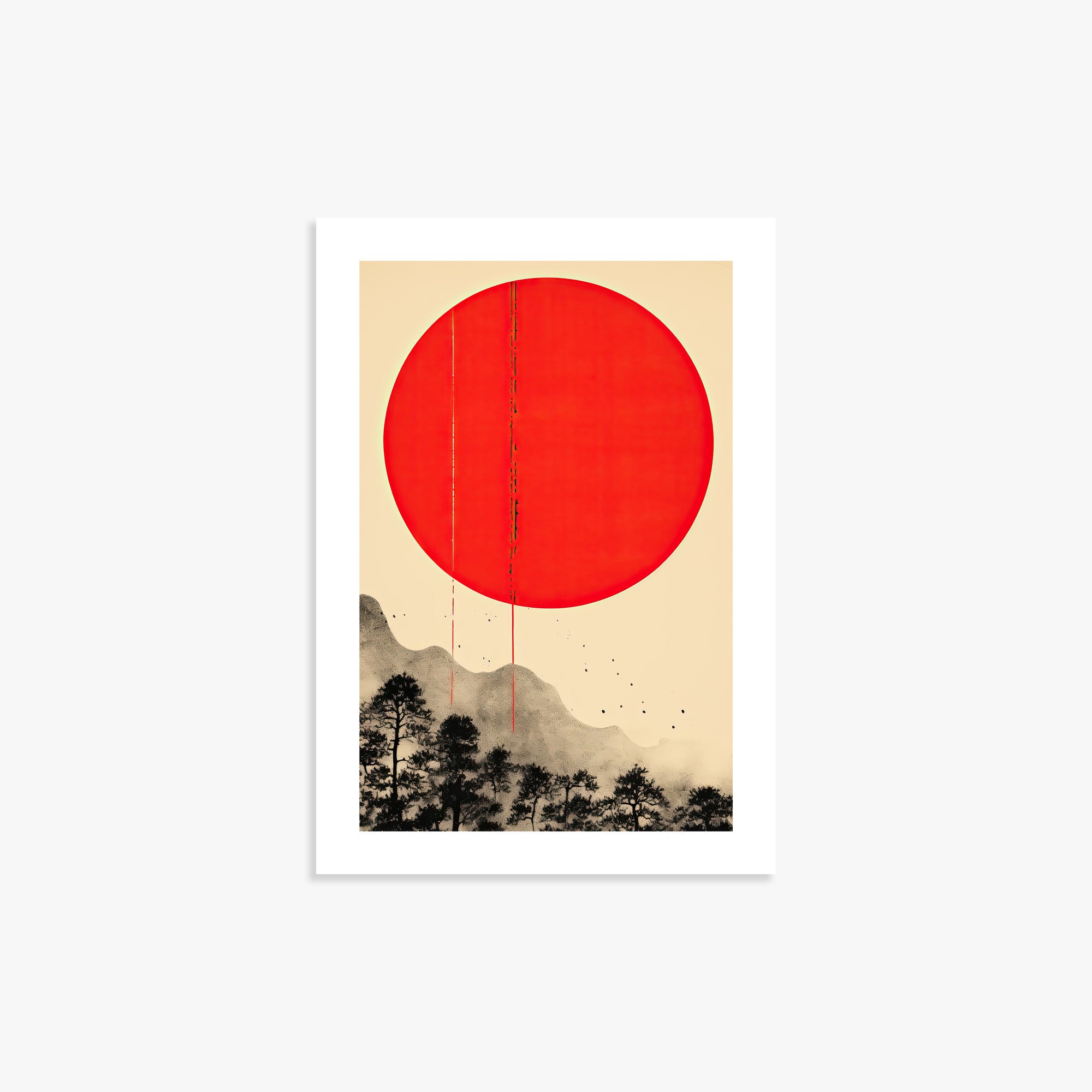 Scarlet Solitude, 21x30cm Printed Poster