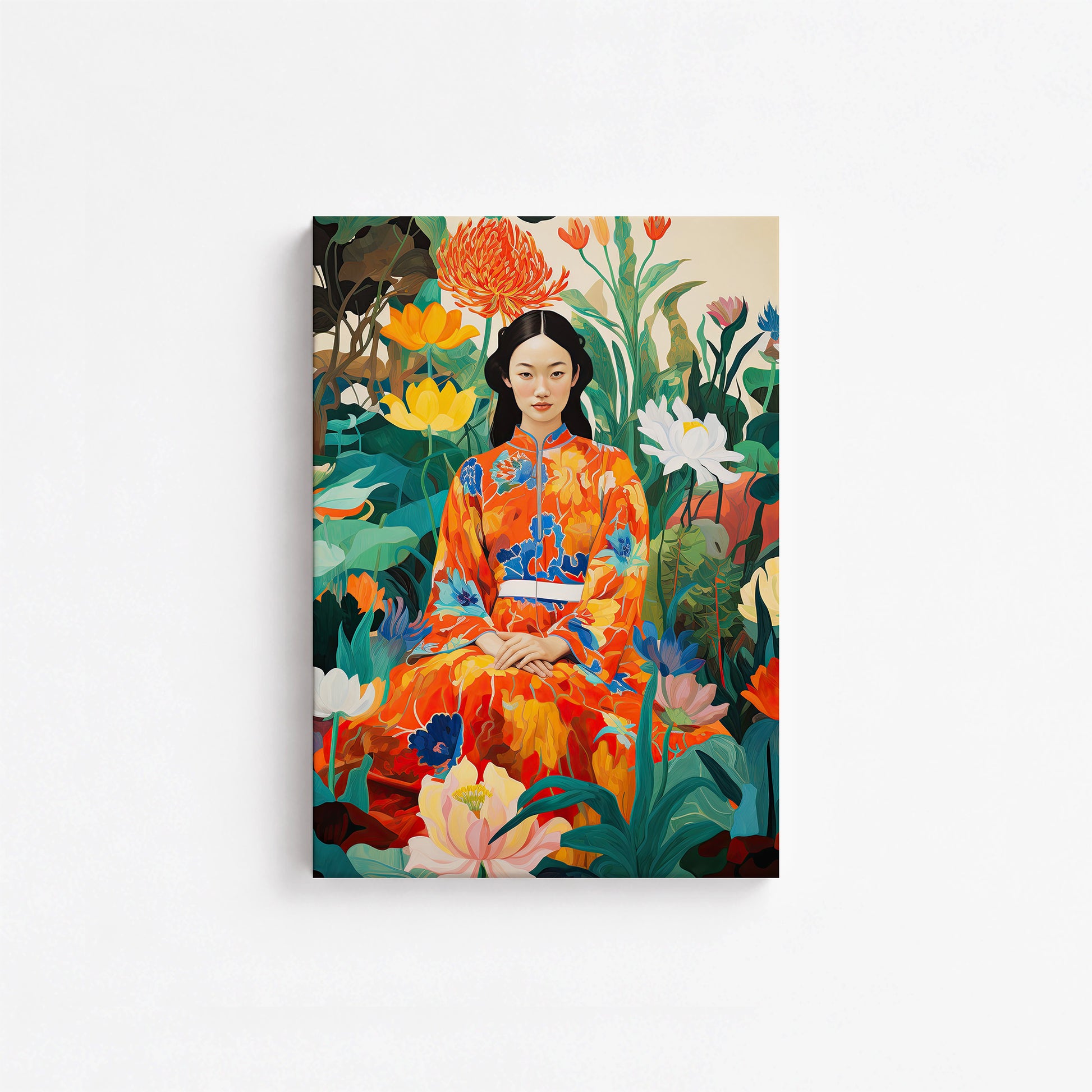 Garden Muse, 21x30cm Satin Canvas Poster