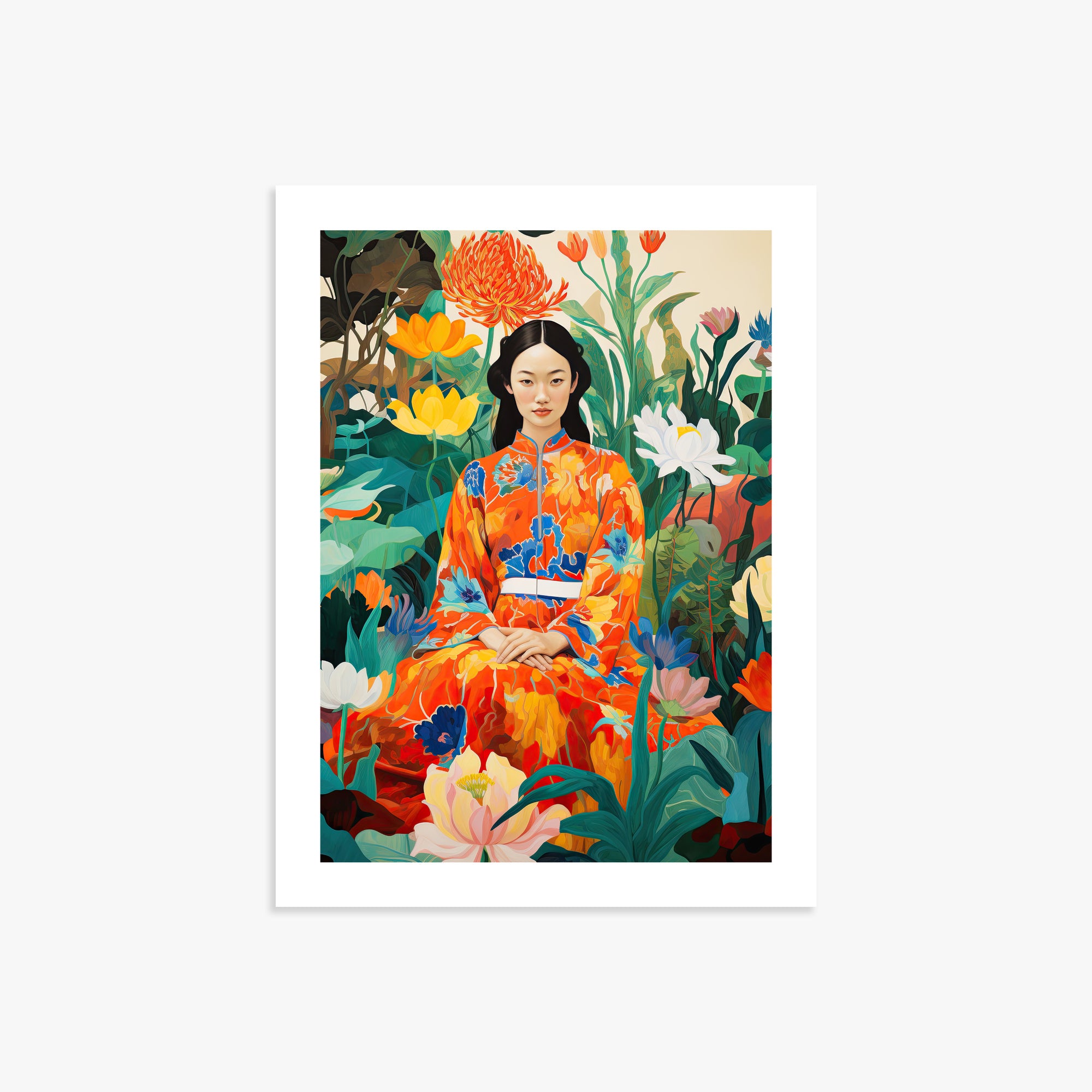 Garden Muse, 30x40cm Poster Unframed