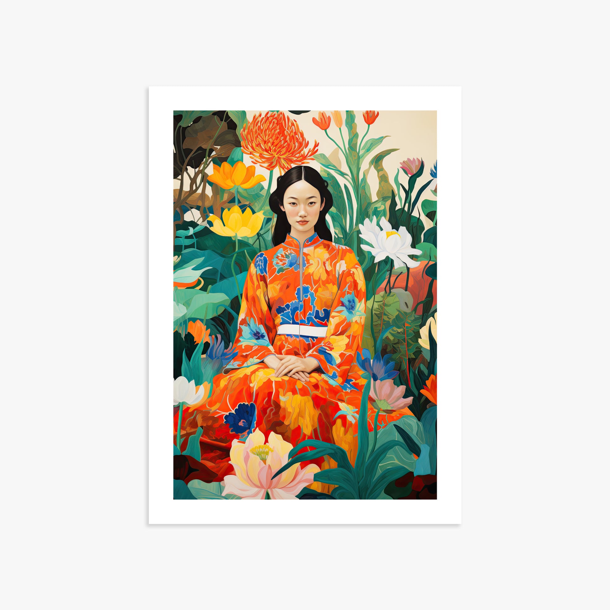 Garden Muse, 50x70cm Poster Unframed