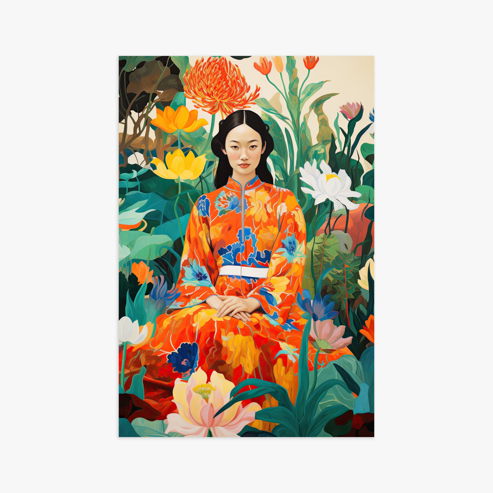 Garden Muse, 61x91cm Poster Unframed