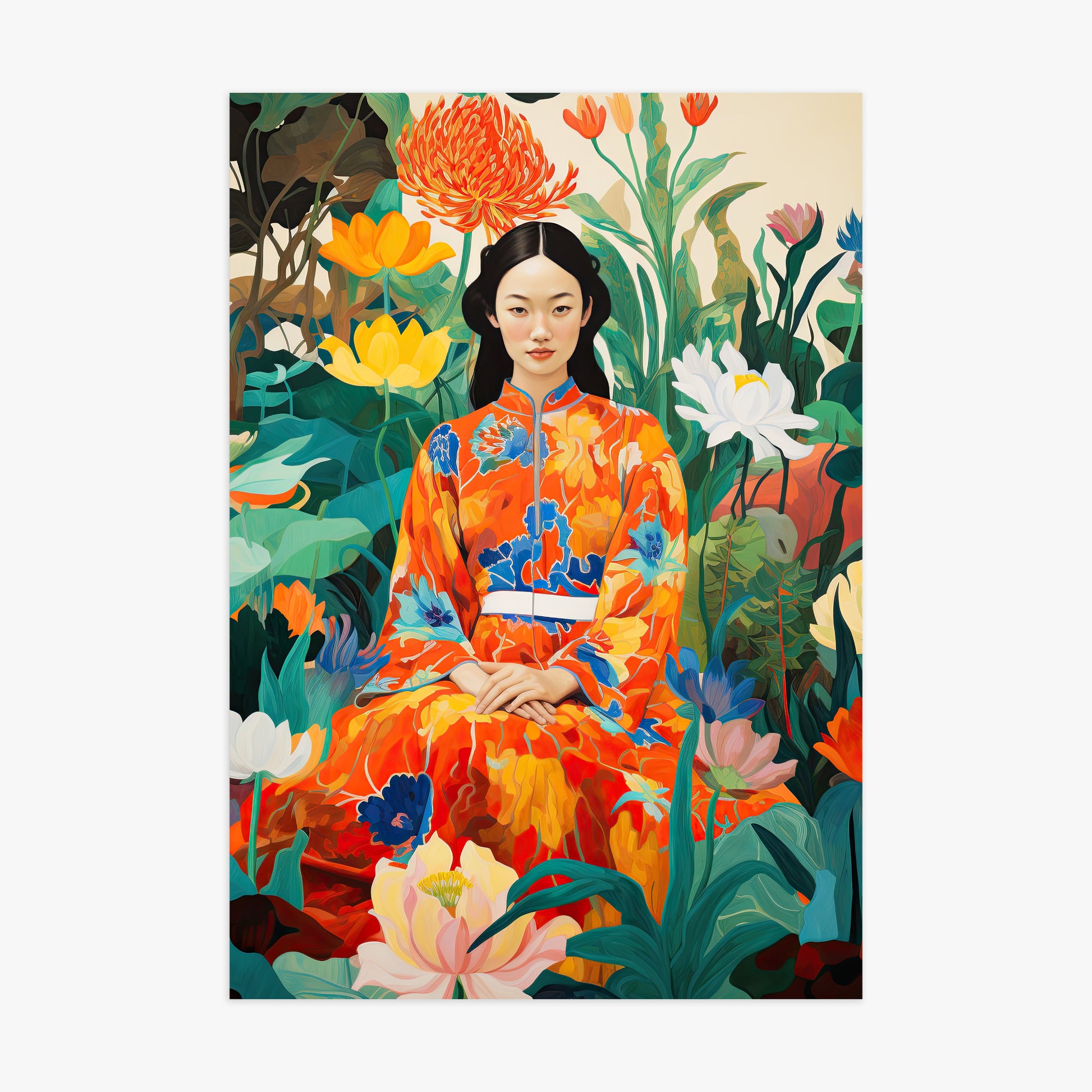 Garden Muse, 70x100cm Poster Unframed