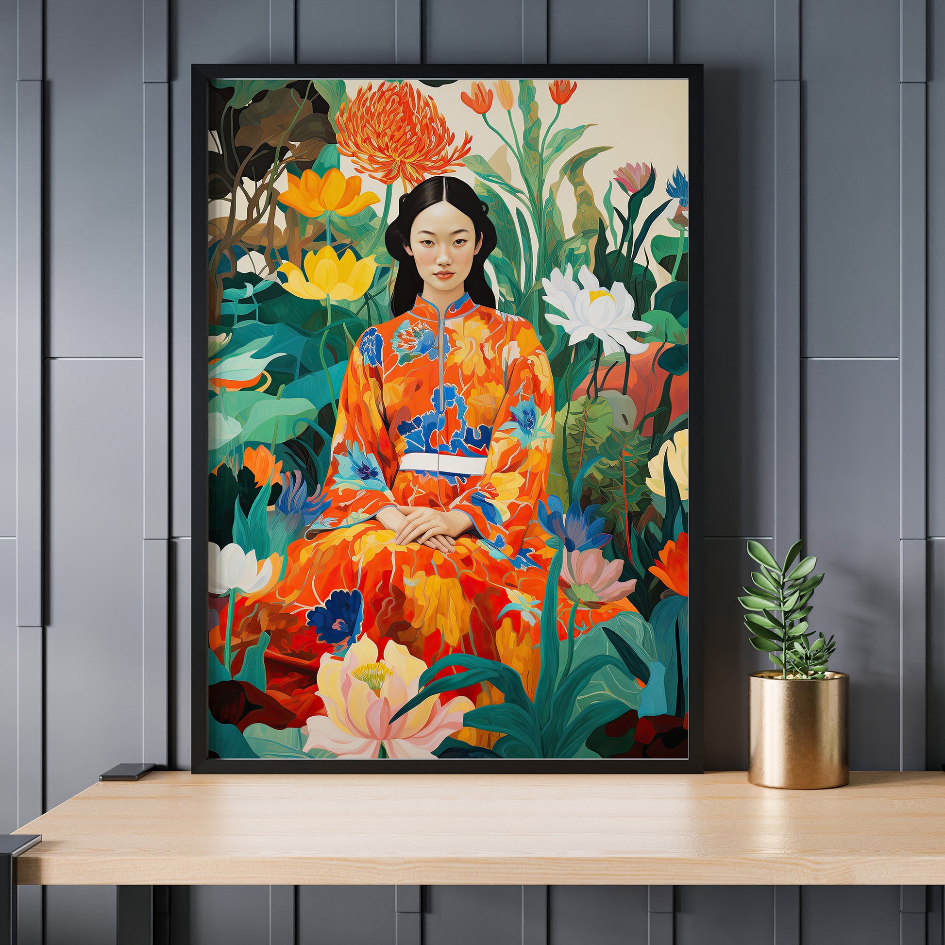 Design Concept No. 24 for Garden Muse Modern Poster Art