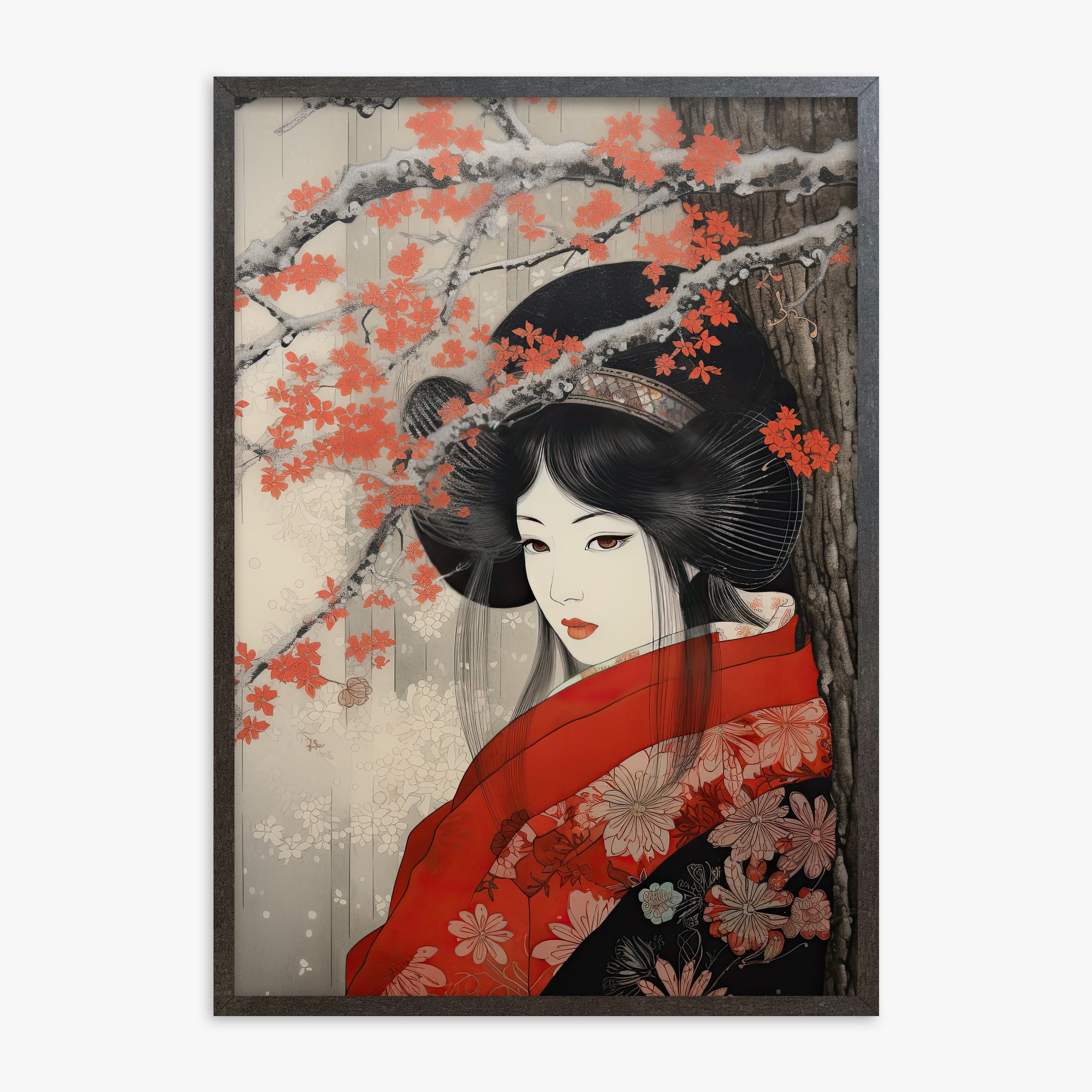 Eleganza geisha in fiore