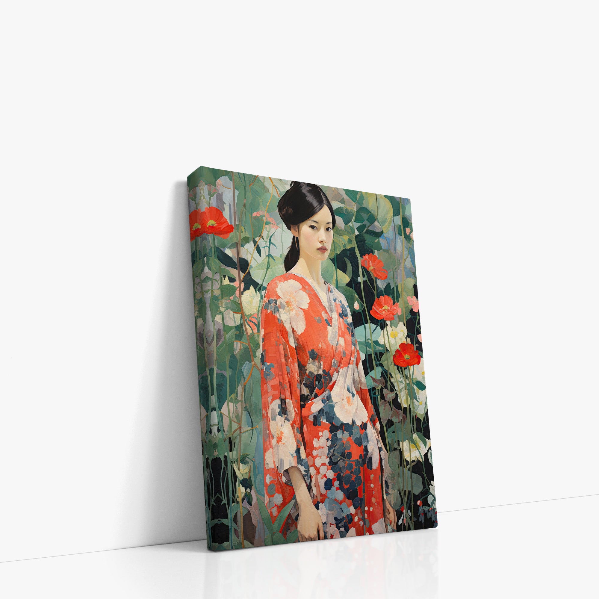 Kimono Poppy Garden