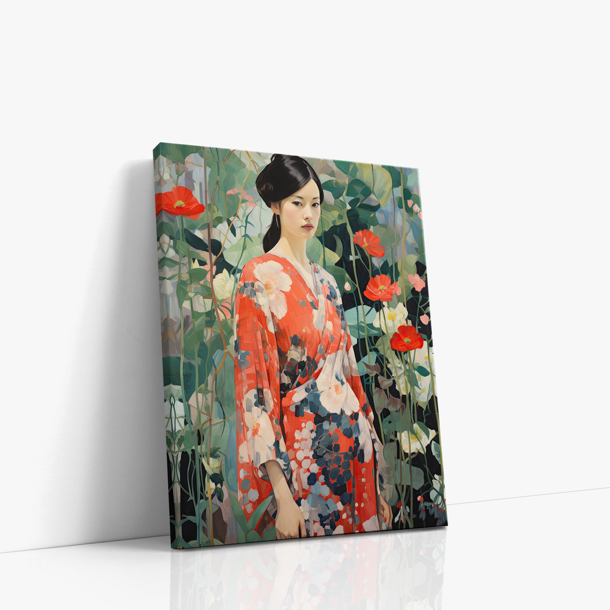 Kimono Poppy Garden