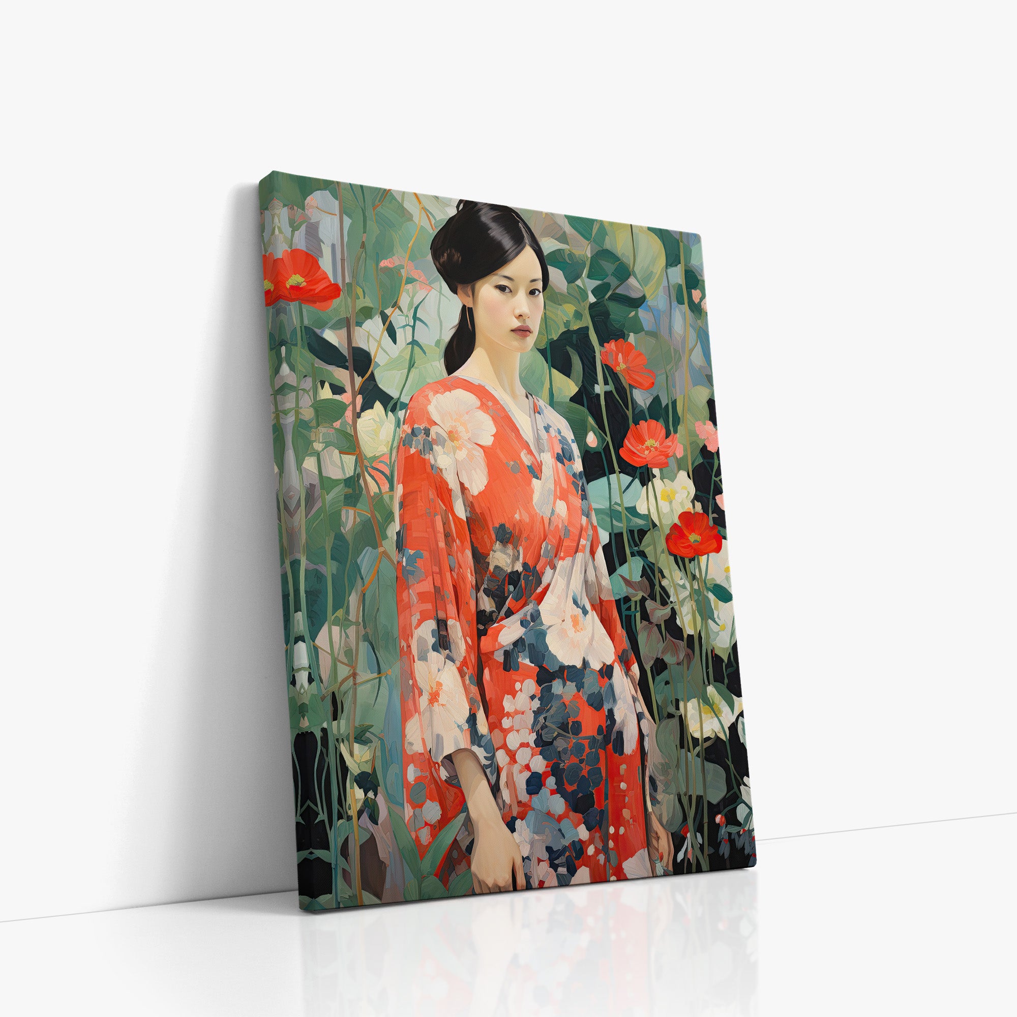Kimono Poppy Garden