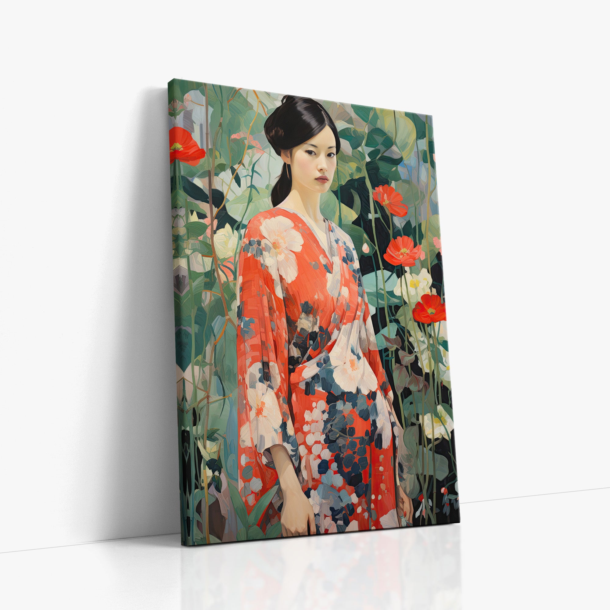 Kimono Poppy Garden