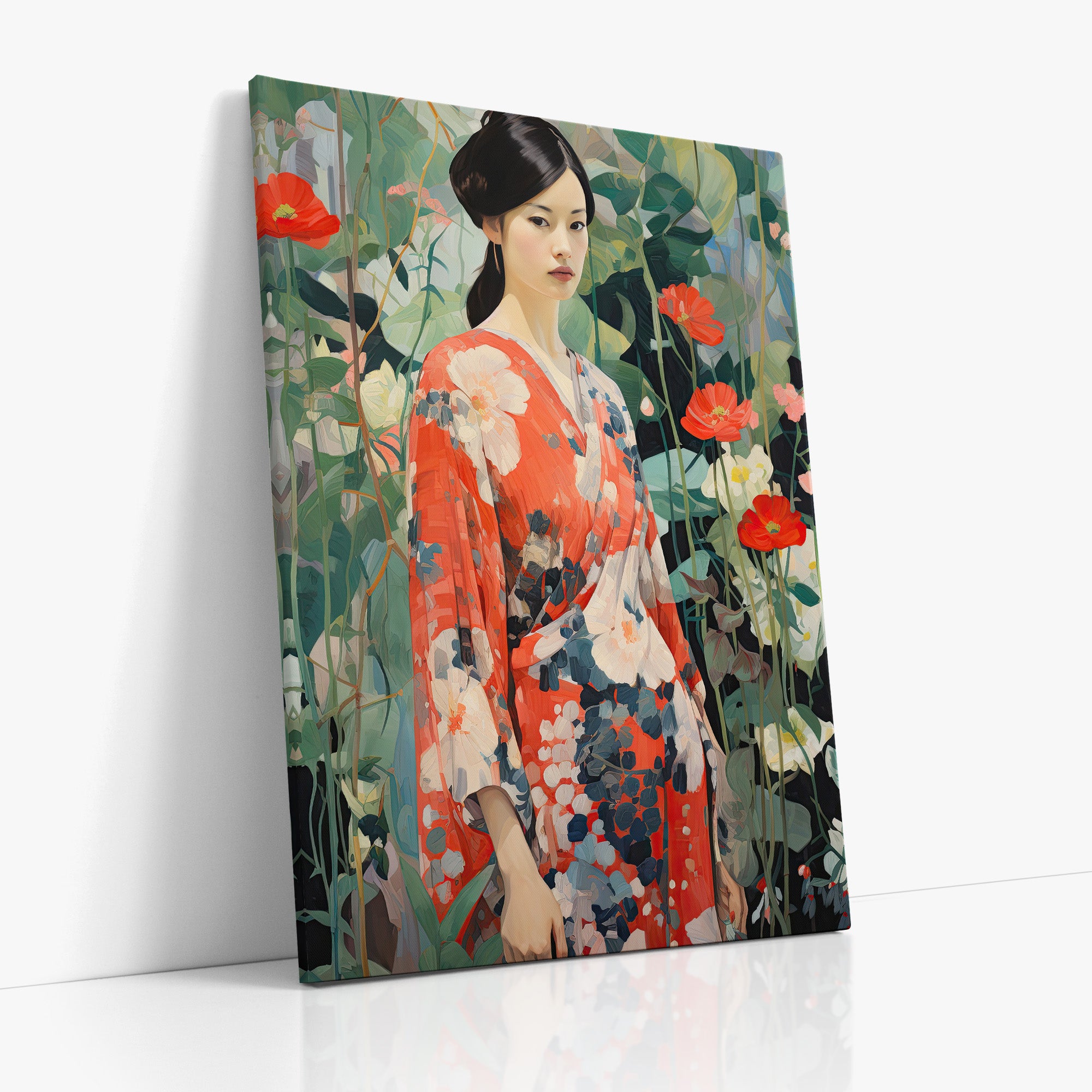 Kimono Poppy Garden