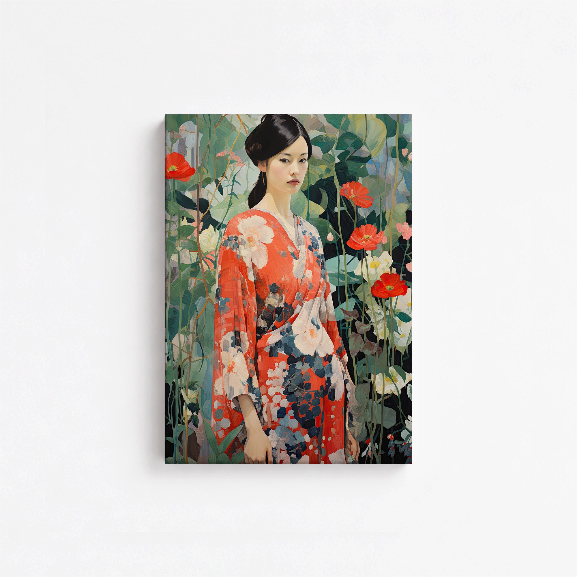 Kimono Poppy Garden