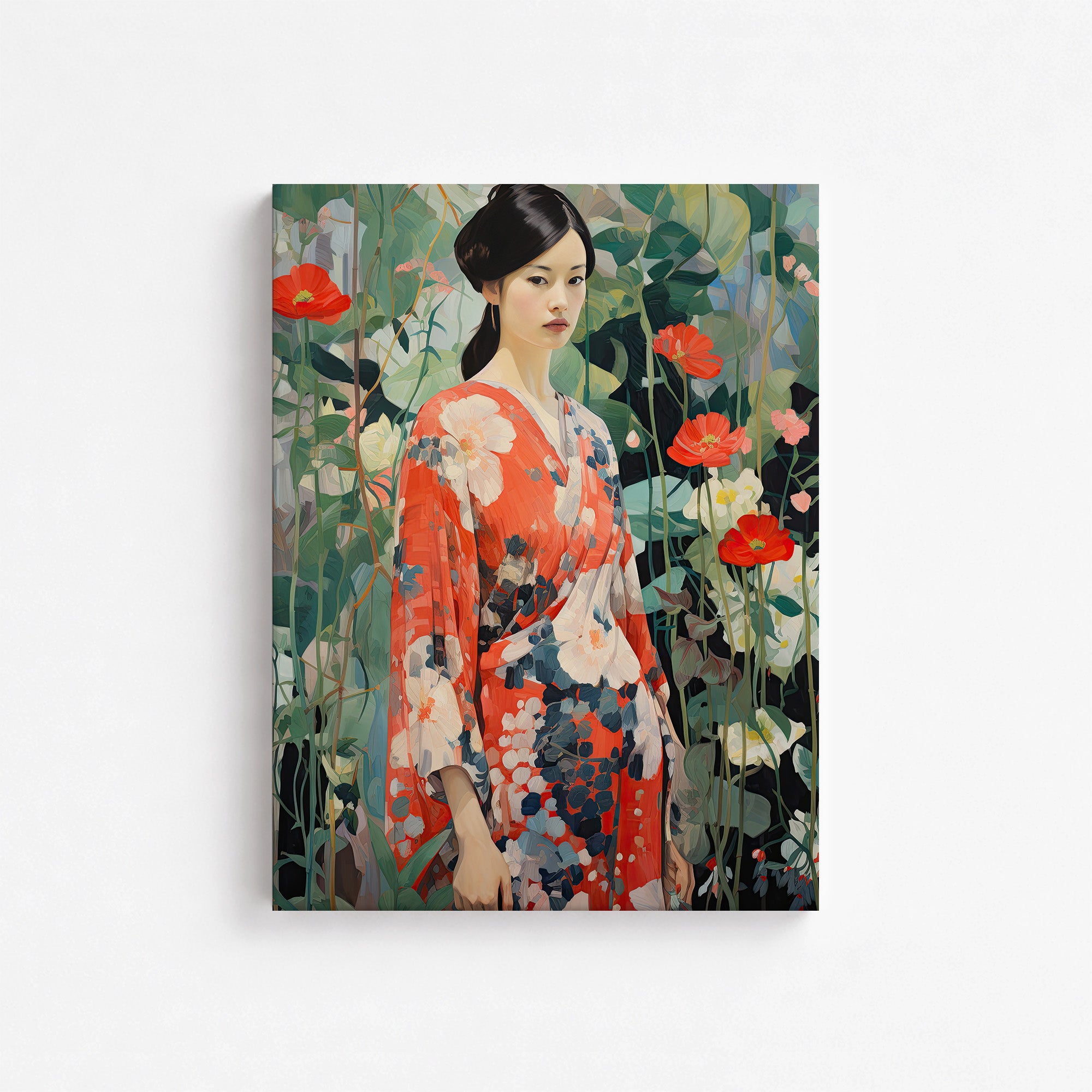 Kimono Poppy Garden