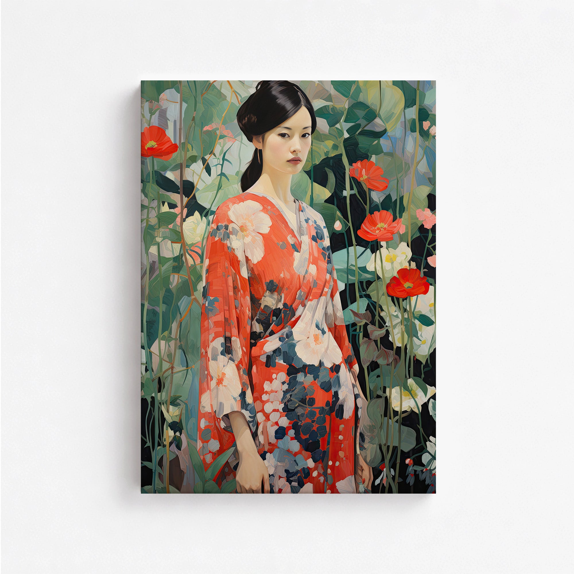 Kimono Poppy Garden
