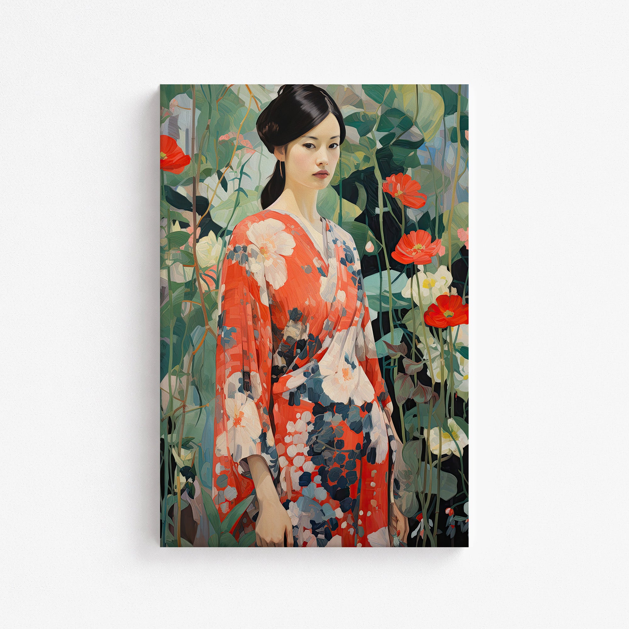Kimono Poppy Garden