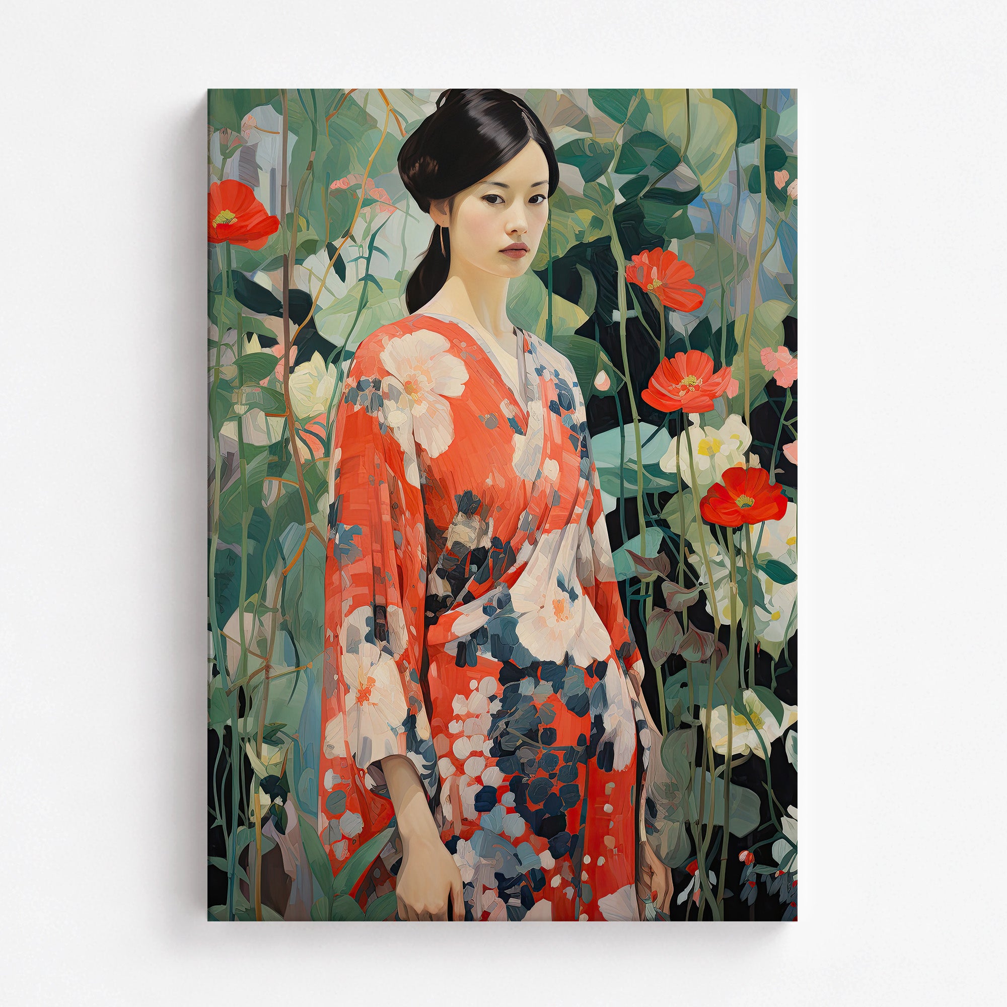 Kimono Poppy Garden
