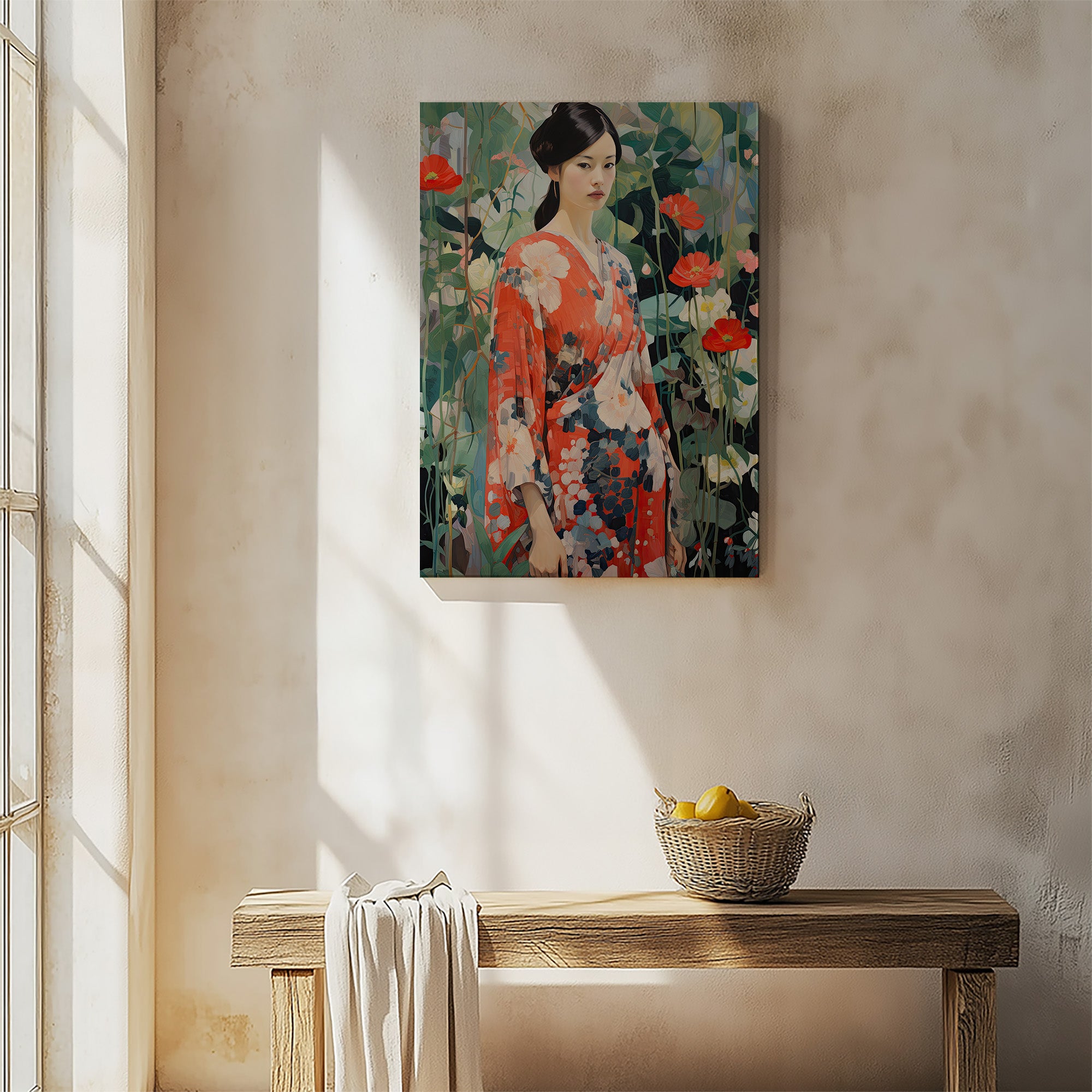 Kimono Poppy Garden