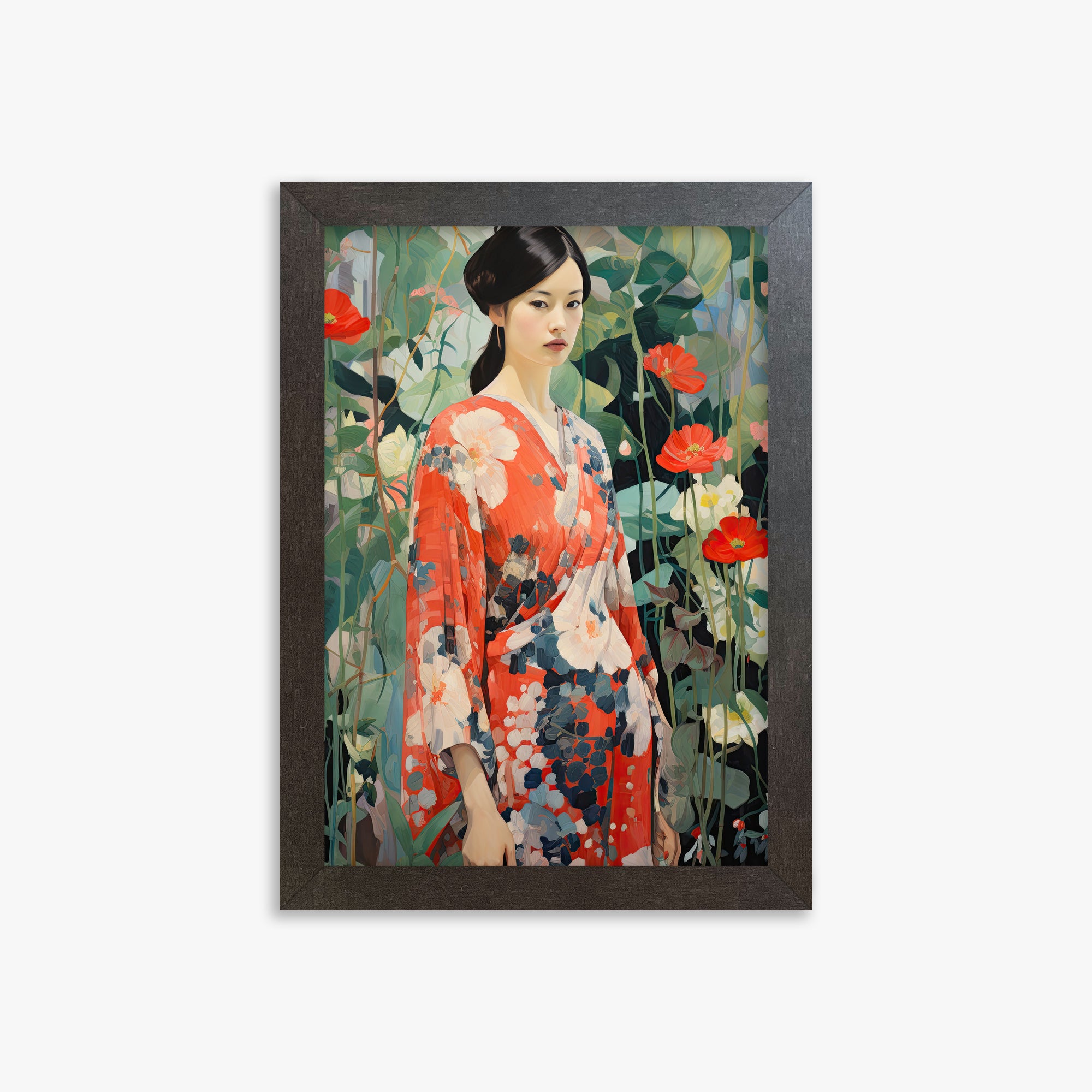 Kimono del giardino dei papaveri