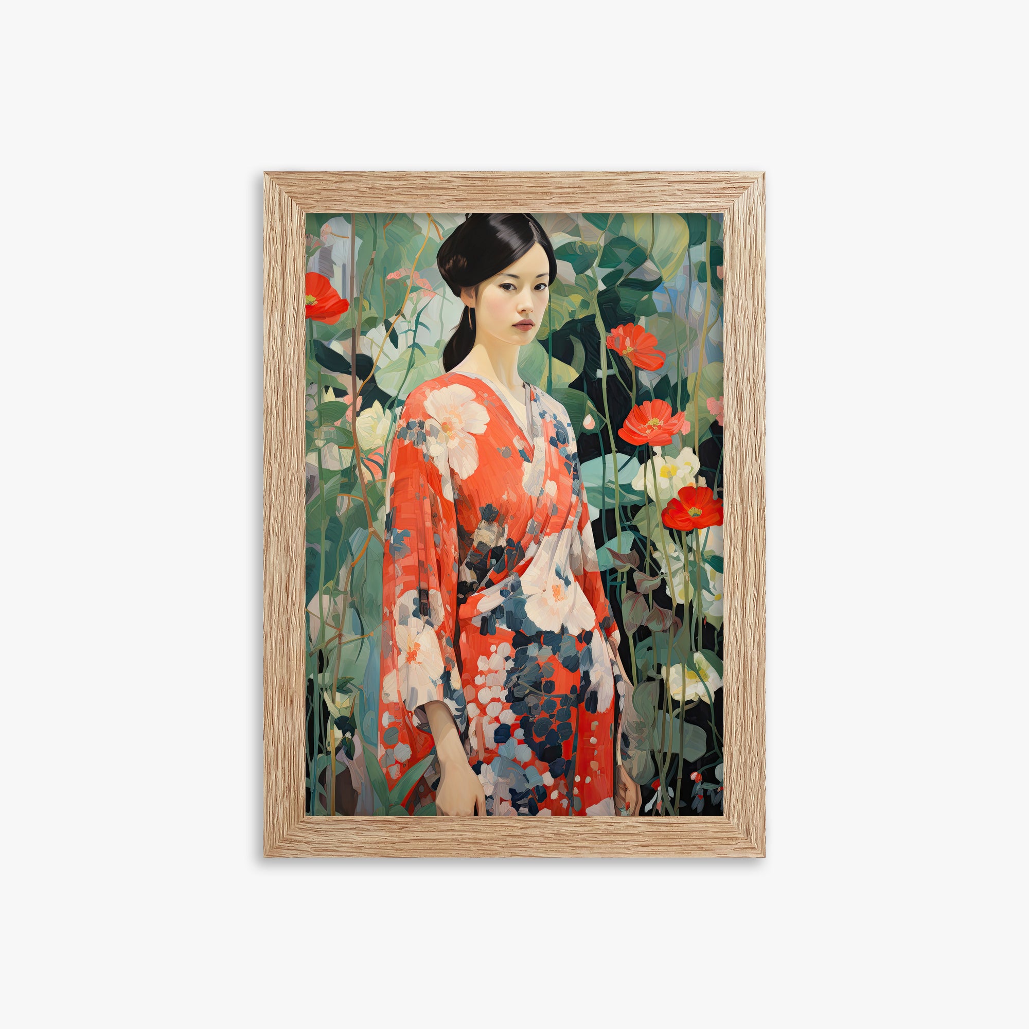 Kimono del giardino dei papaveri