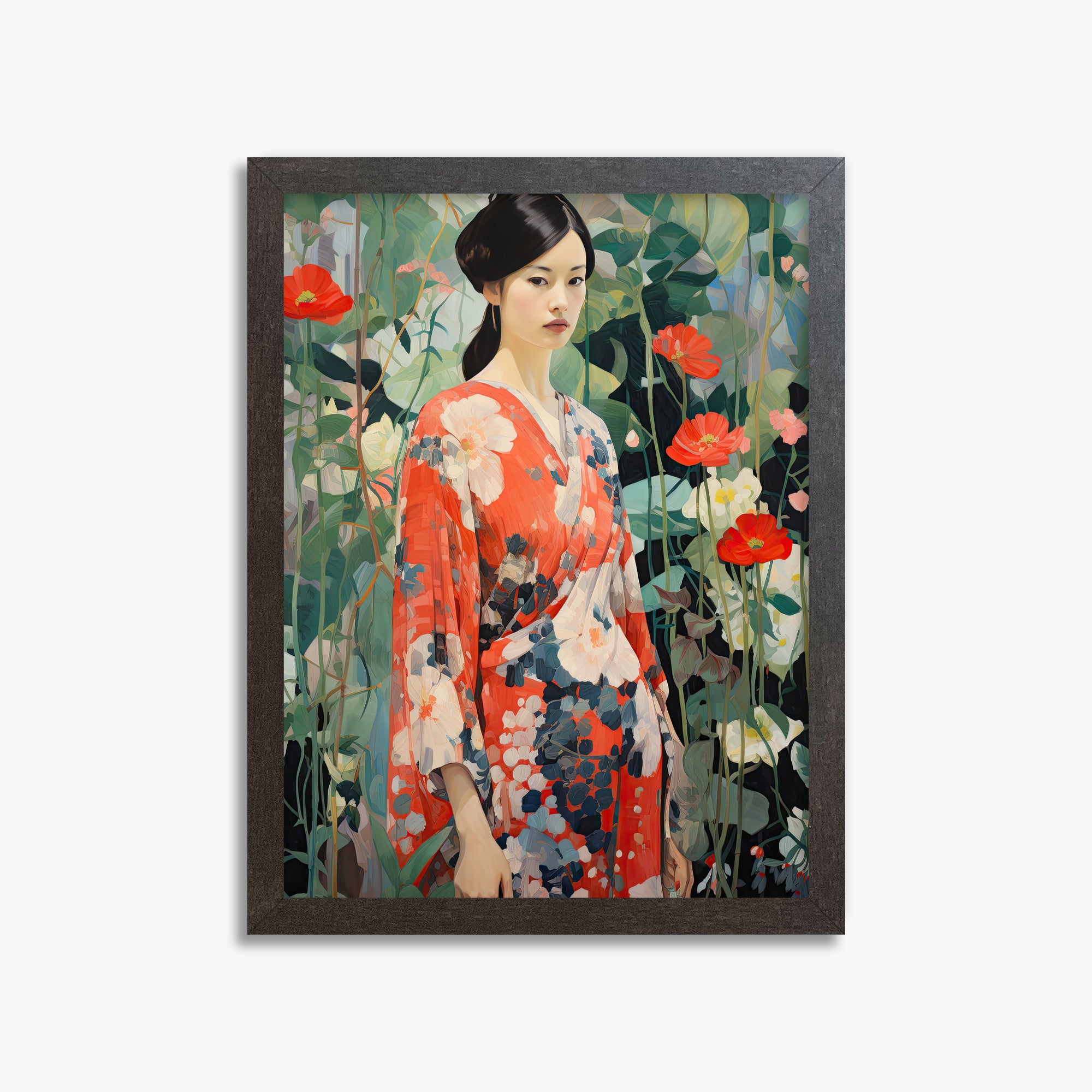Kimono del giardino dei papaveri
