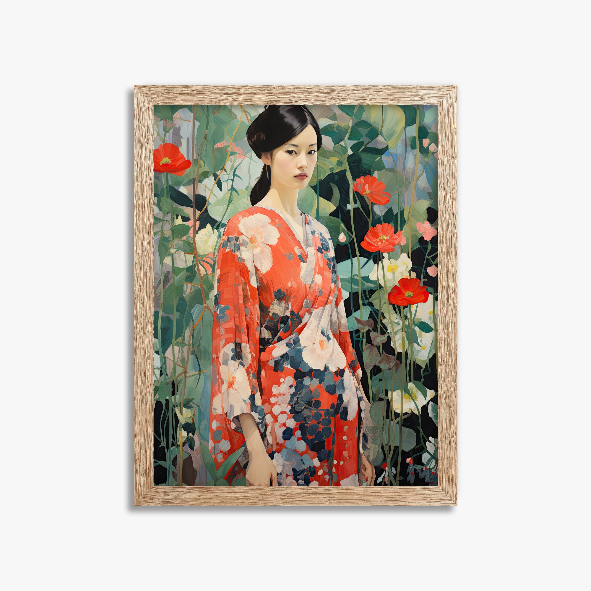 Kimono del giardino dei papaveri