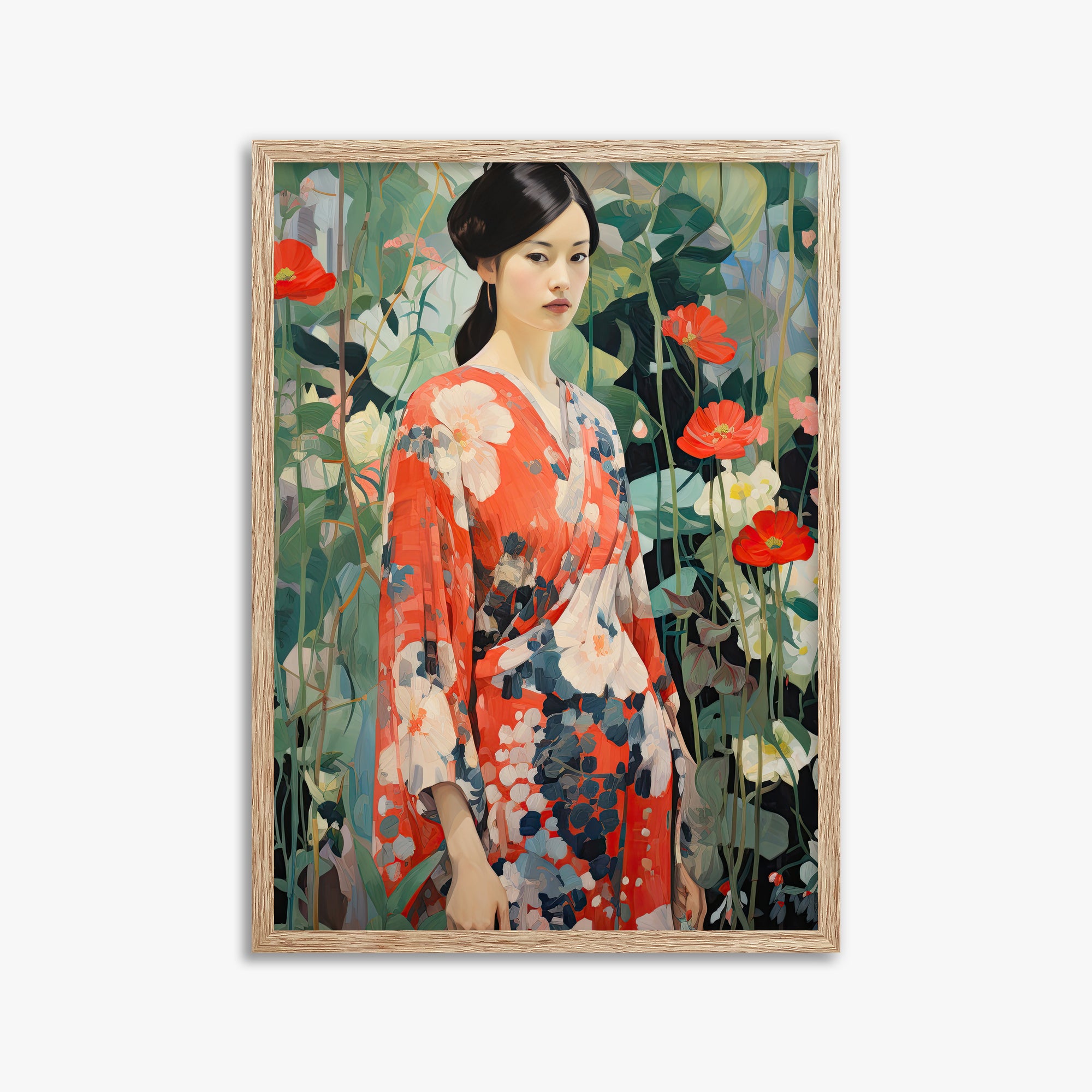 Kimono del giardino dei papaveri